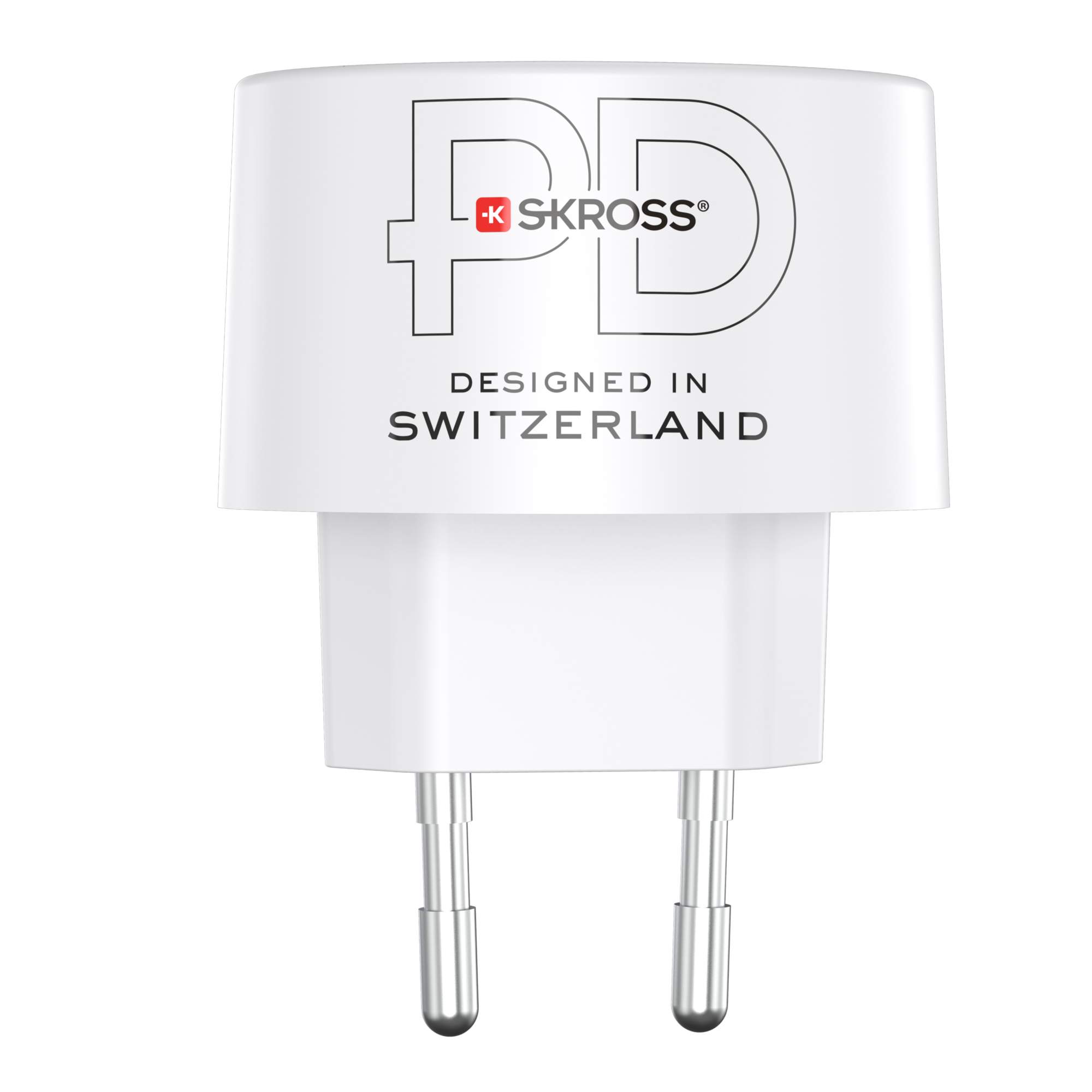 SKROSS EURO USB CHARGER AC65PD WITH USB-C CABLE - Reisestecker