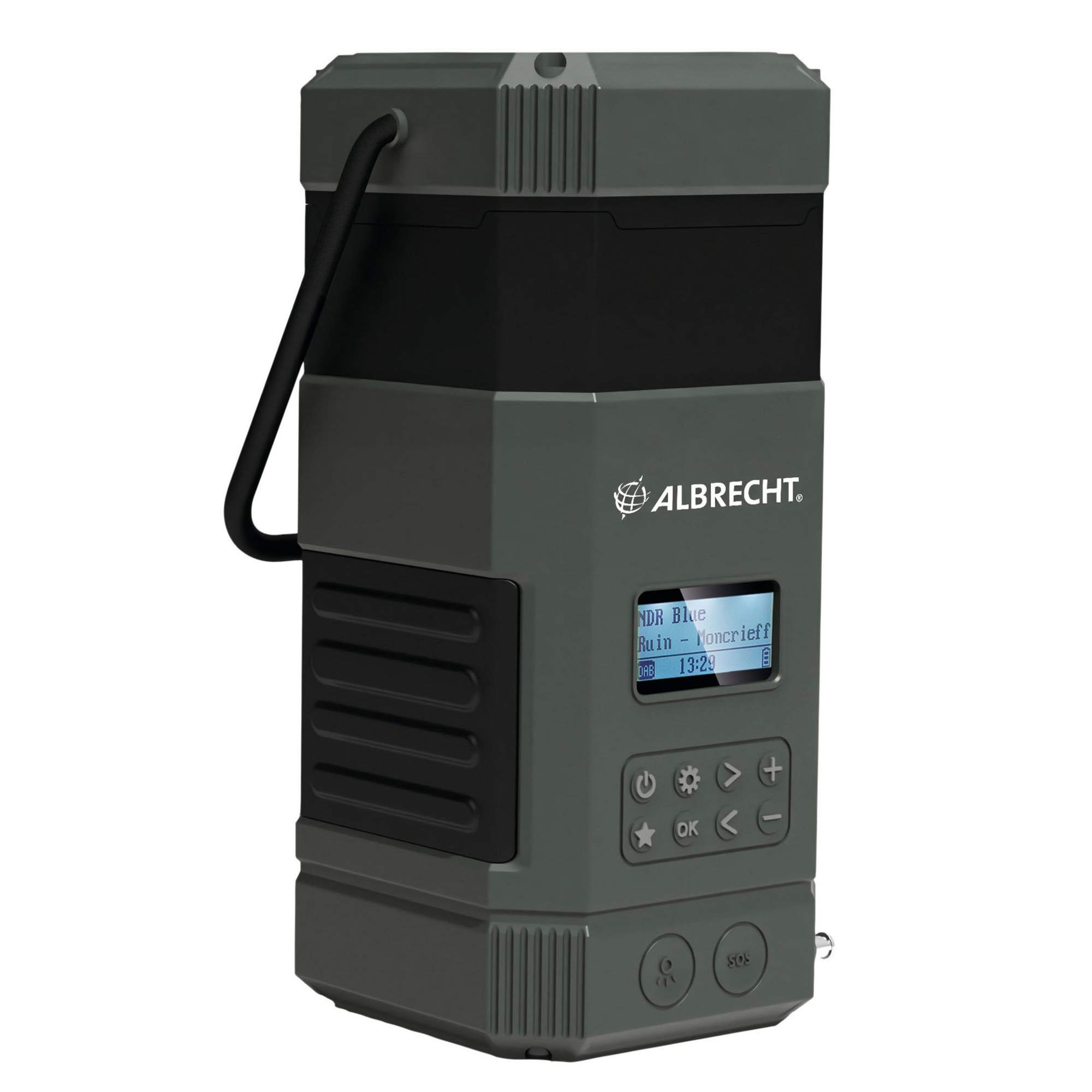 Albrecht DR114 OUTDOOR CAMPING LAMPE NOTFALLRADIO KURBELRADIO - Kurbelradio