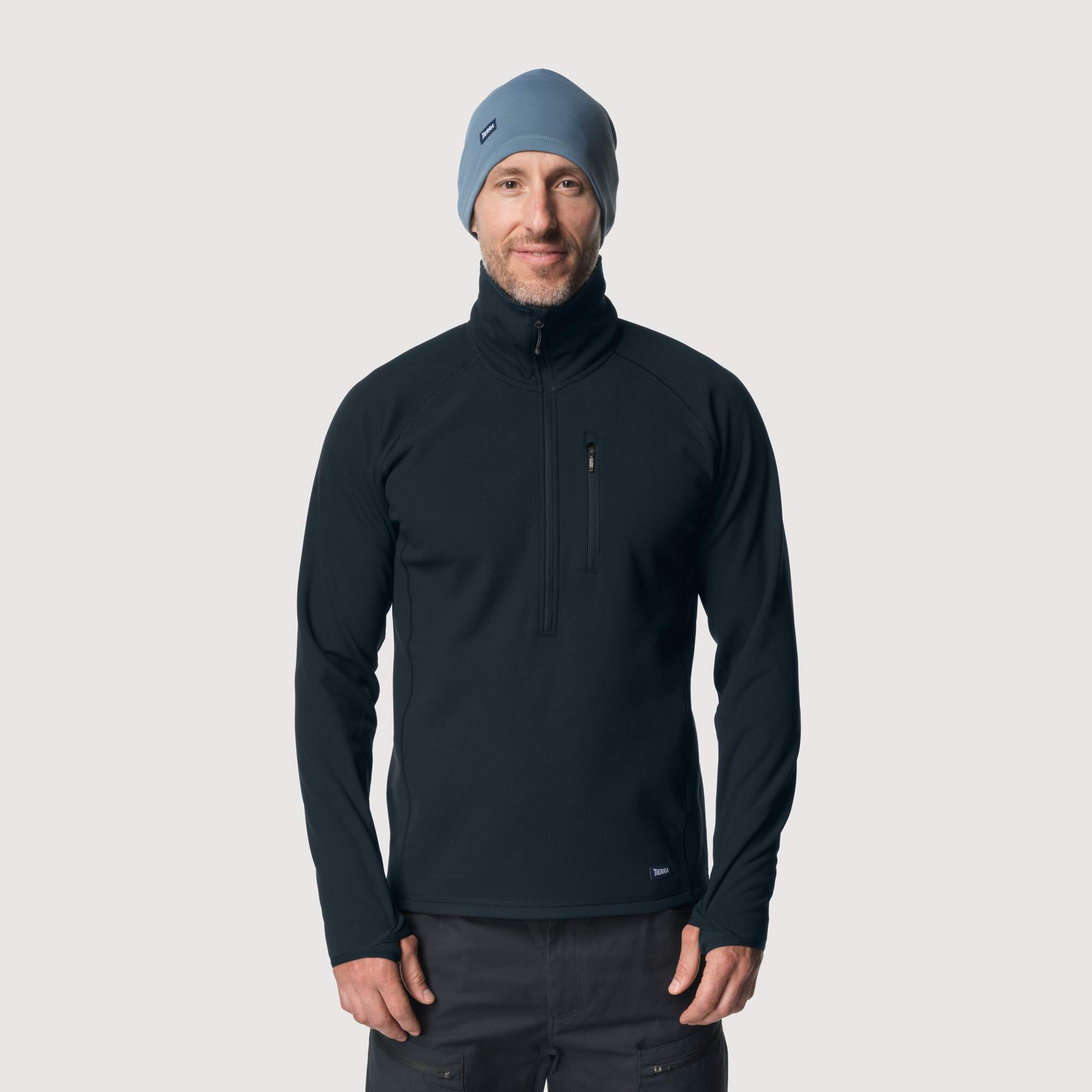 Tierra KVALØYA HALF ZIP M Herren - Fleecepullover