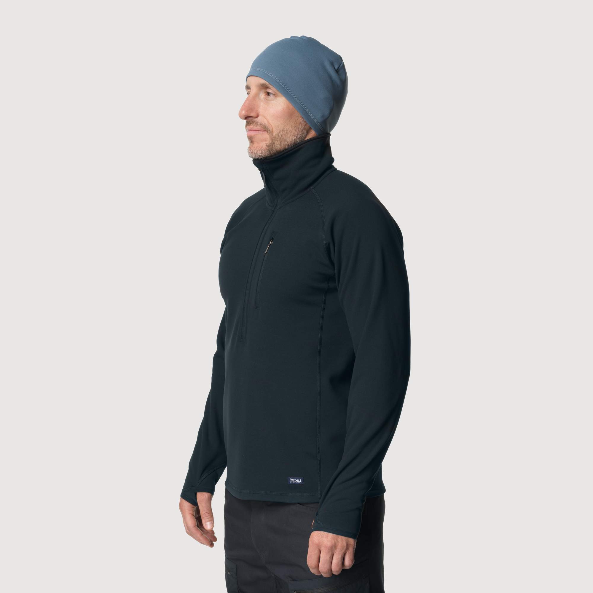 Tierra KVALØYA HALF ZIP M Herren - Fleecepullover
