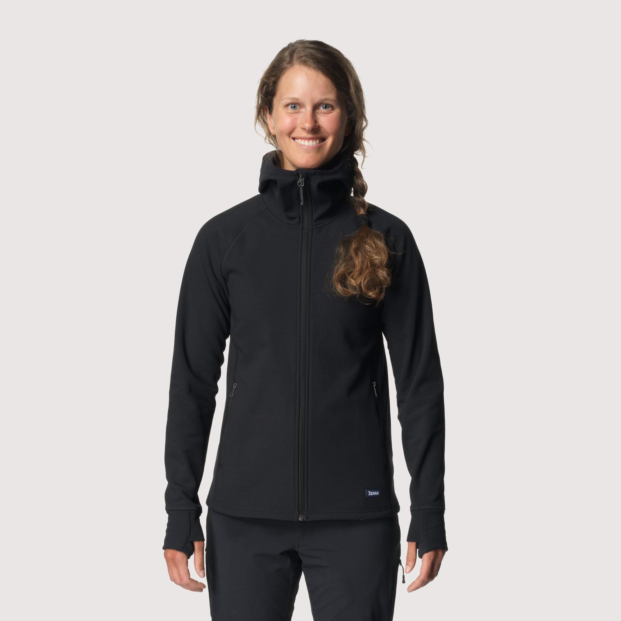 Tierra KVALØYA HOOD W Damen - Fleecejacke