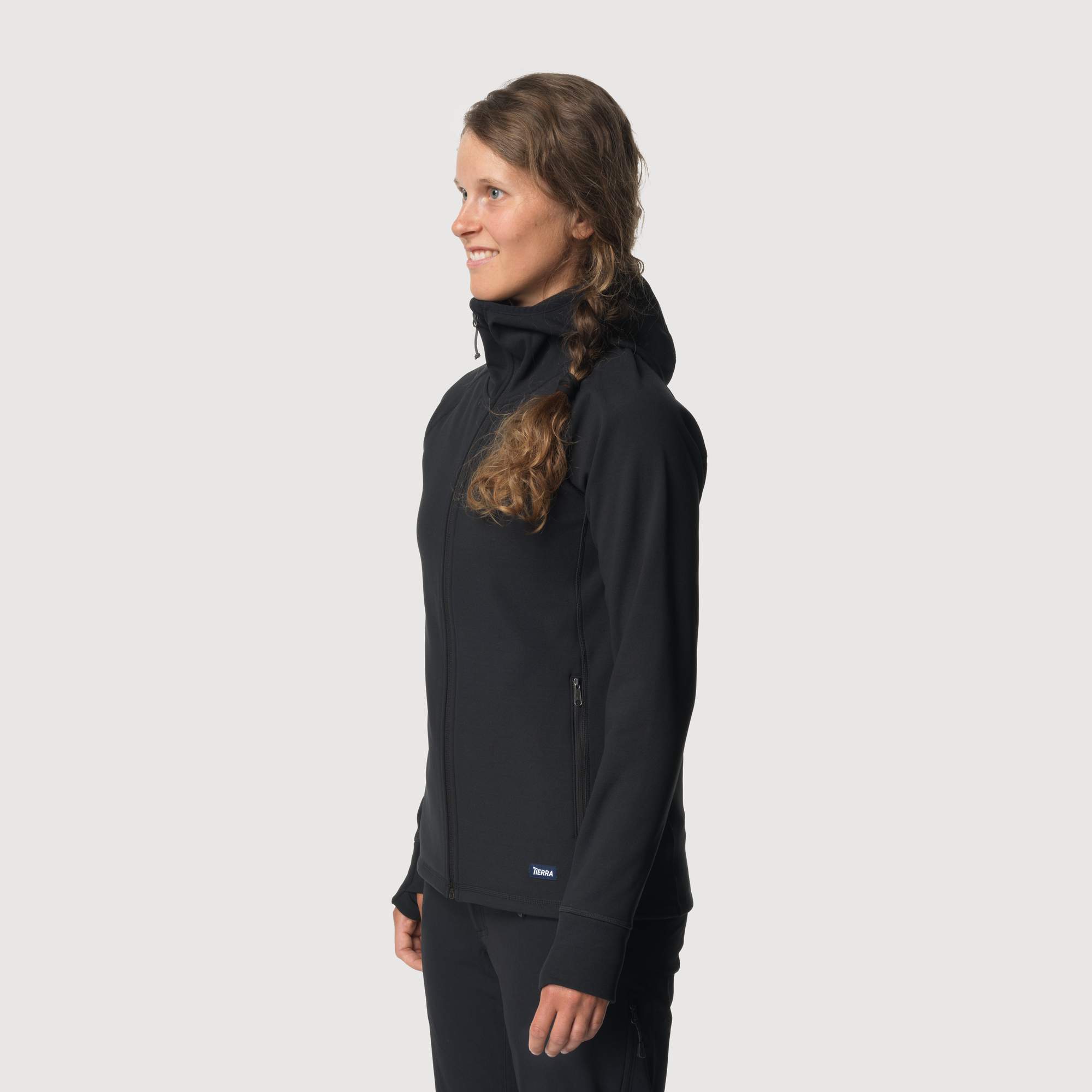 Tierra KVALØYA HOOD W Damen - Fleecejacke