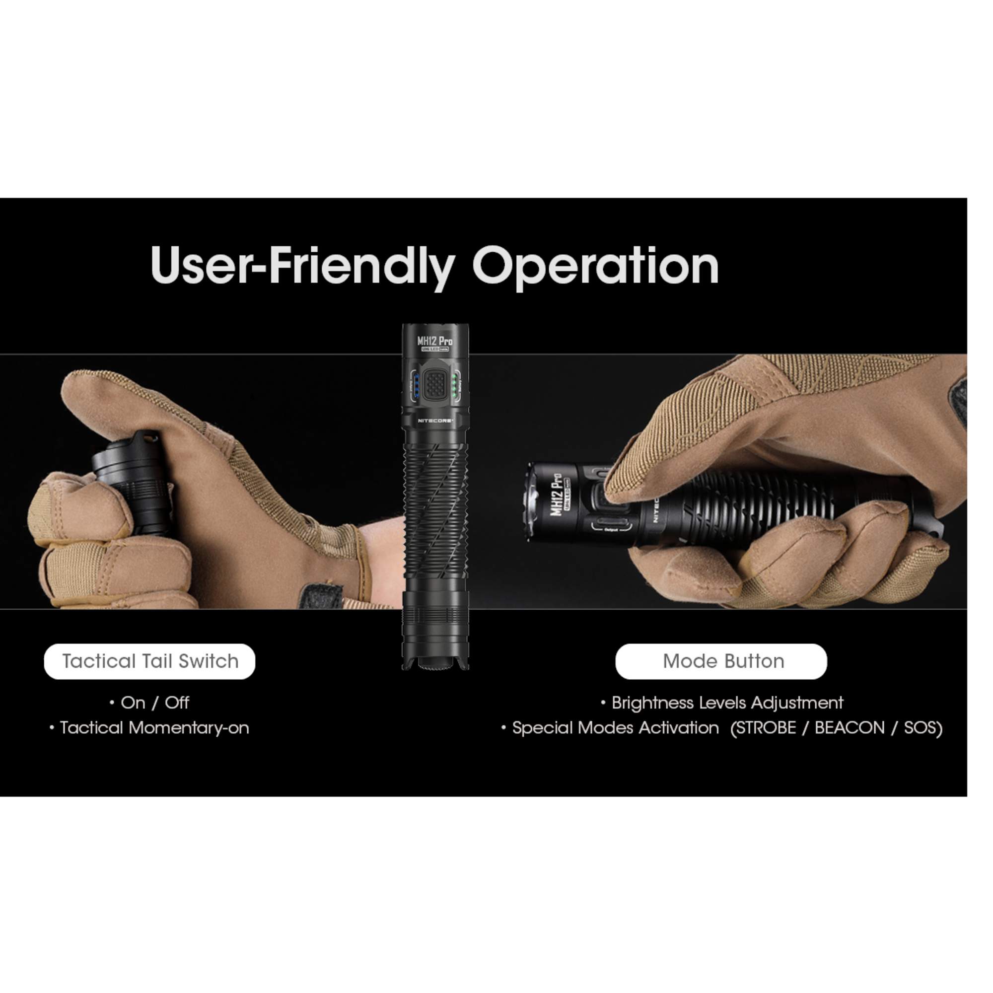 Nitecore MH12 PRO - Taschenlampe Nitecore MH12 PRO - Taschenlampe