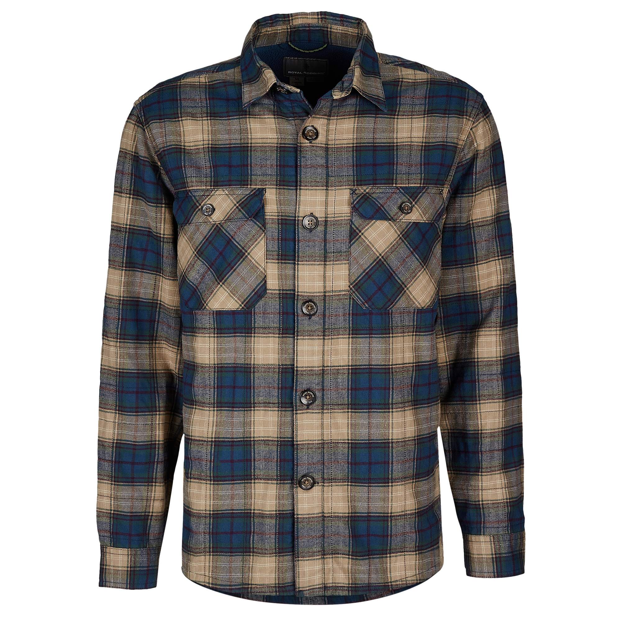 Royal Robbins SNOWCAP LINED FLANNEL L/S Herren - Flanellhemd