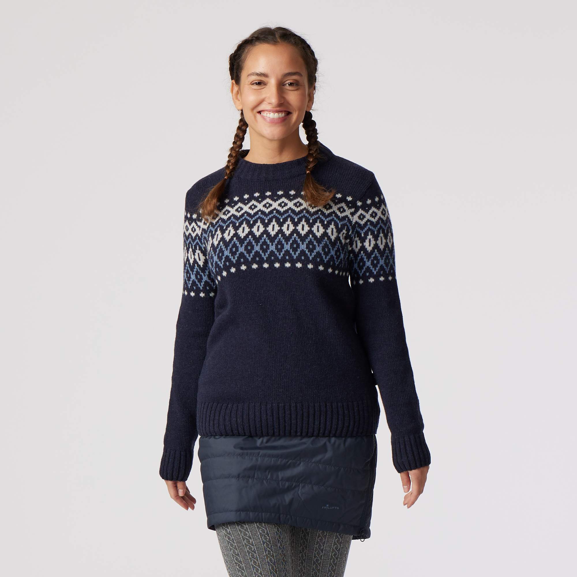 FRILUFTS LASBY KNITTED SWEATER Damen - Wollpullover