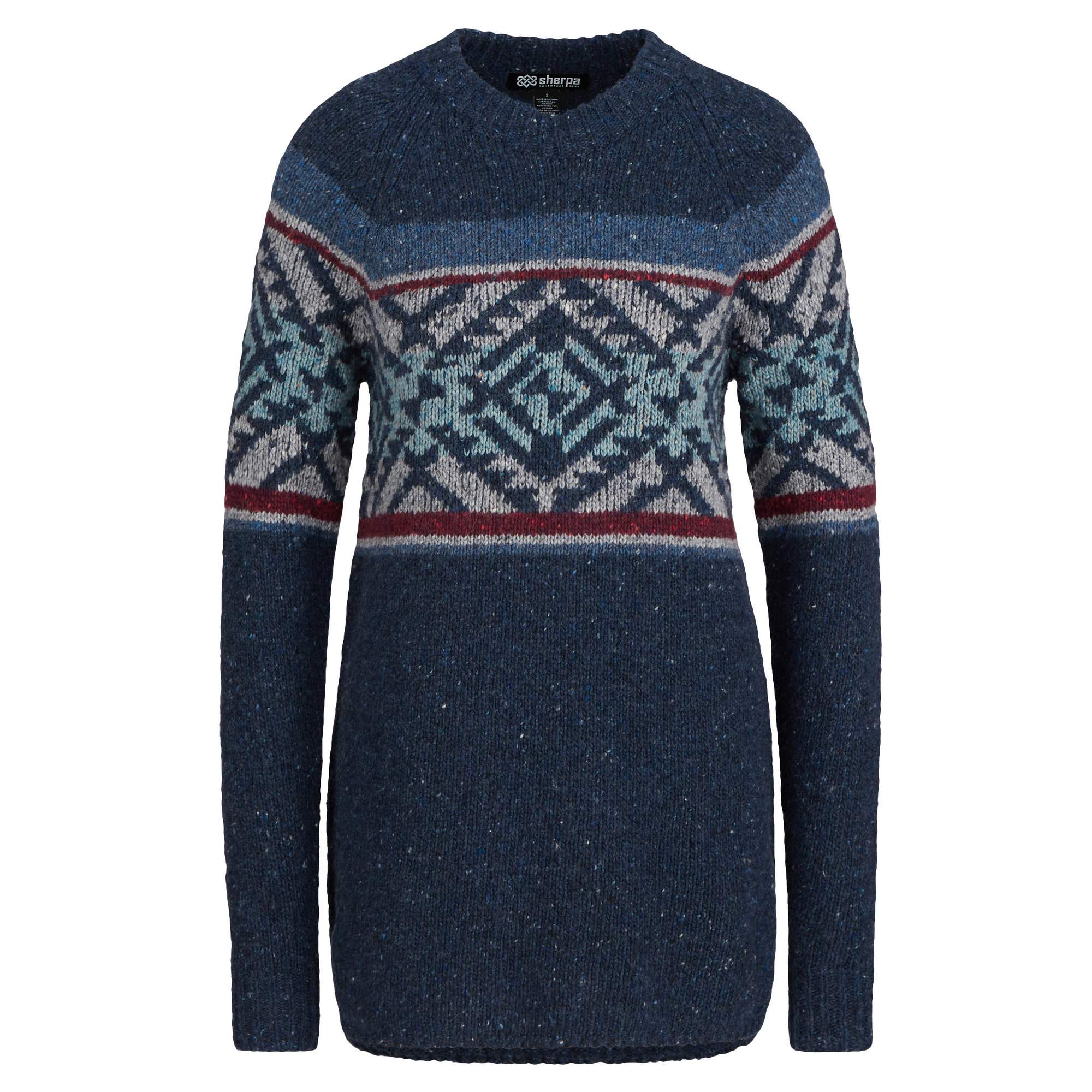 Sherpa DUMJI LONG SWEATER Damen - Wollpullover Sherpa DUMJI LONG SWEATER Damen - Wollpullover