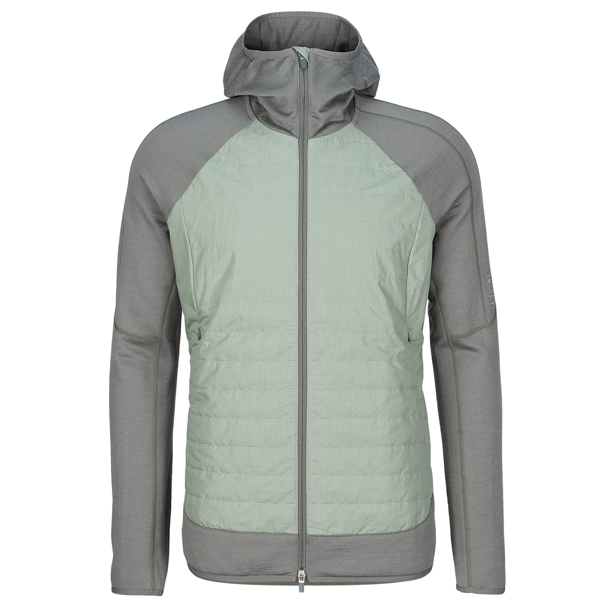 Icebreaker M MERINO QUANTUM HYBRID LS ZIP HOODIE Herren - Wolljacke