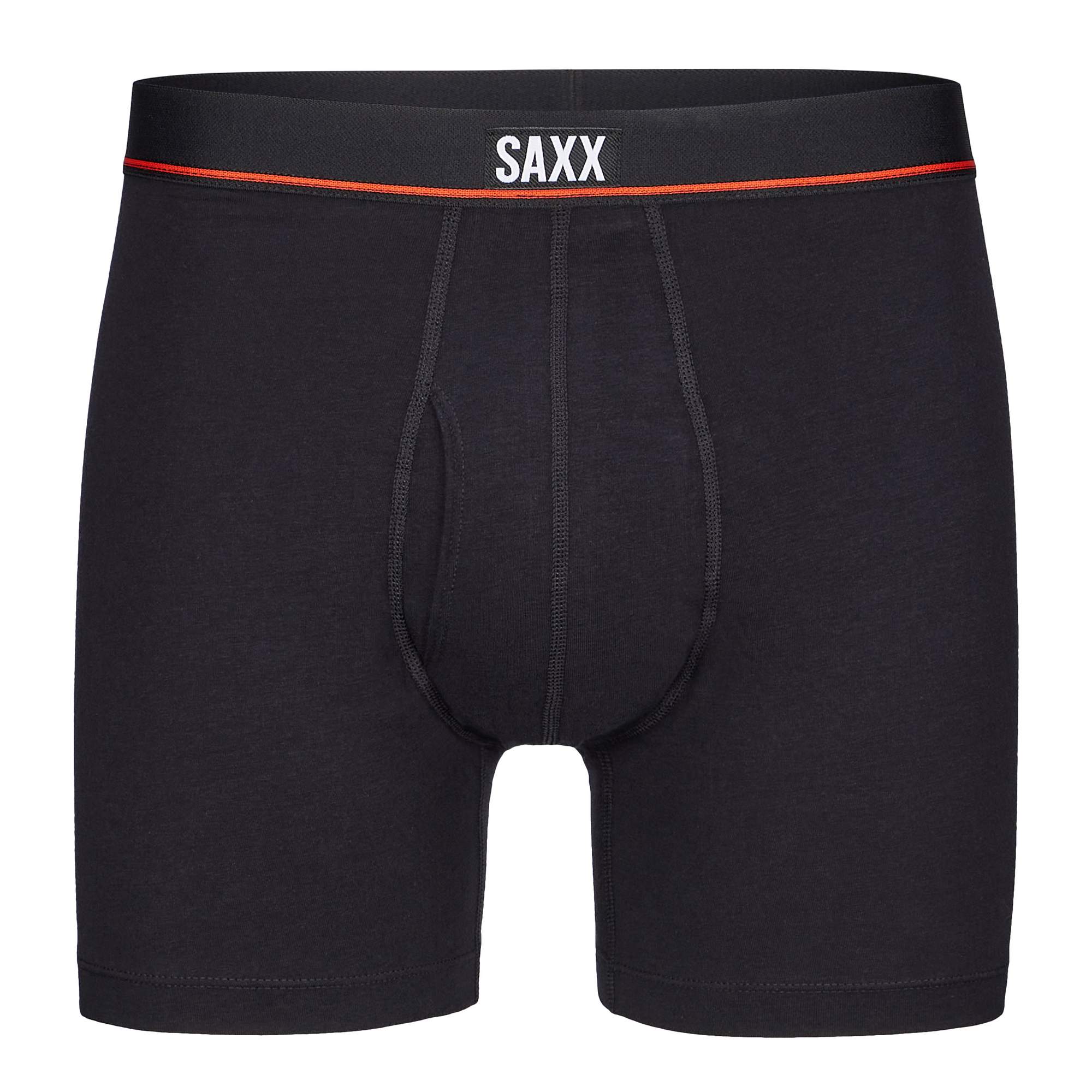 SAXX NON-STOP STRETCH COTTON BOXER BRIEF FLY 3PK Herren - Funktionsunterwäsche