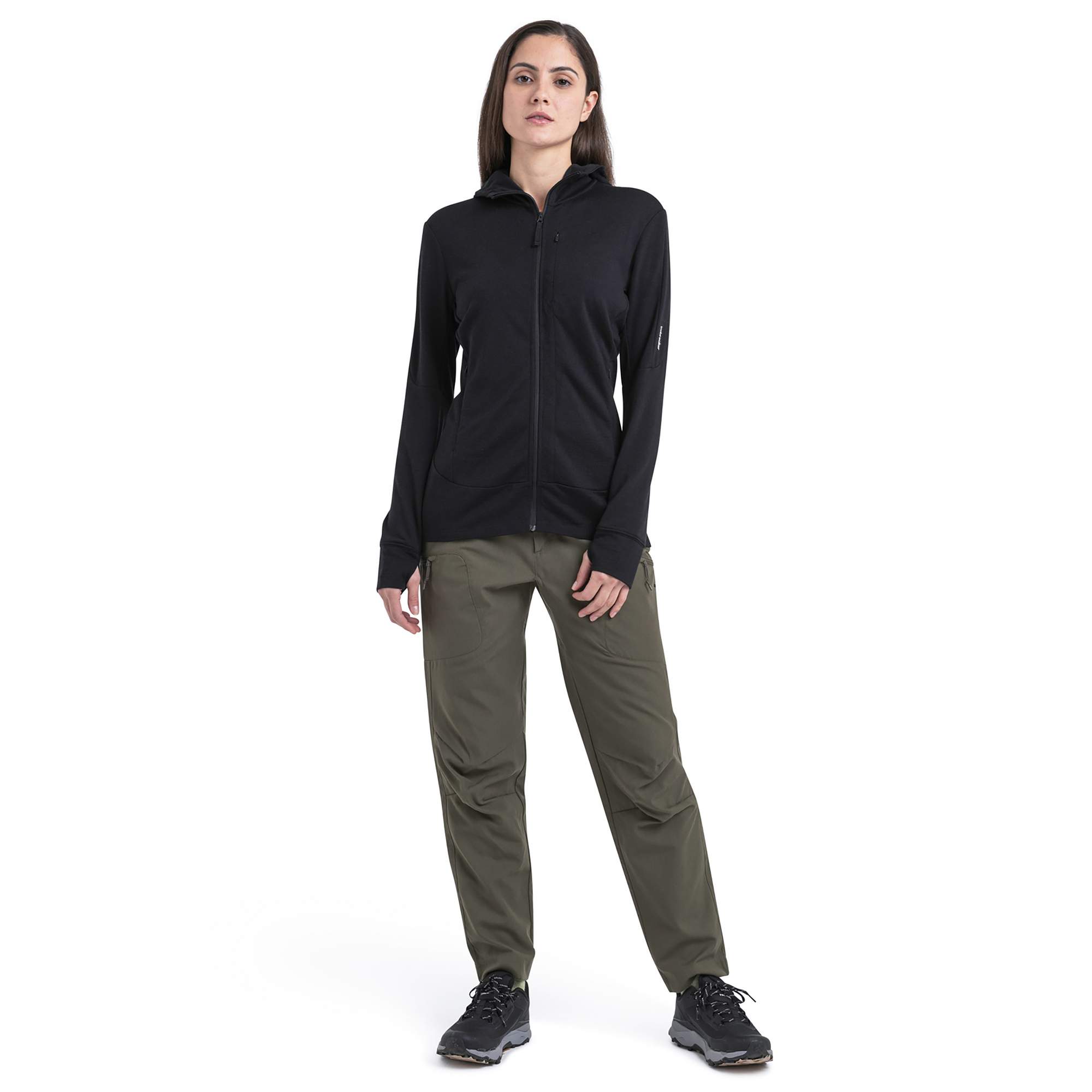 Icebreaker W MERINO 260 QUANTUM LS ZIP HOODIE Damen - Wolljacke