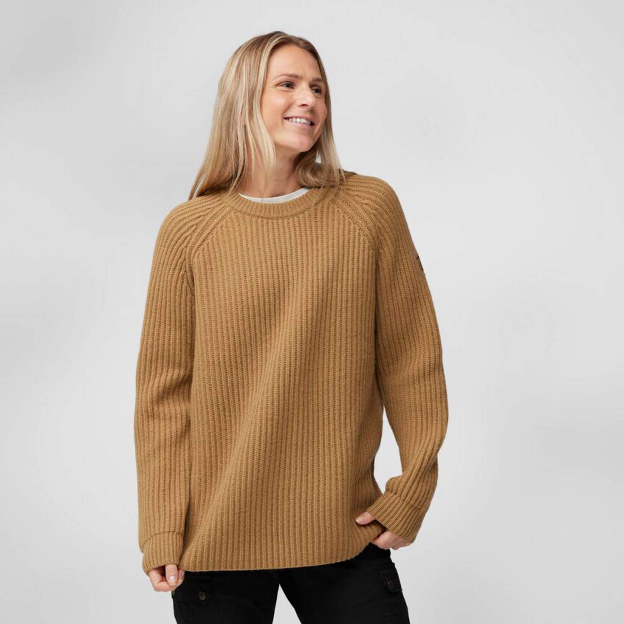 Fjällräven ÖVIK RIB SWEATER W Damen - Wollpullover