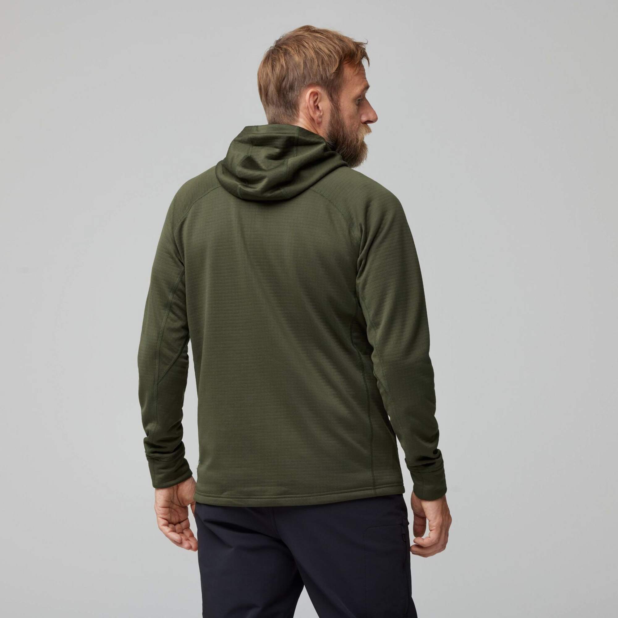 Fjällräven ABISKO GRID FLEECE HOODIE M Herren - Fleecejacke