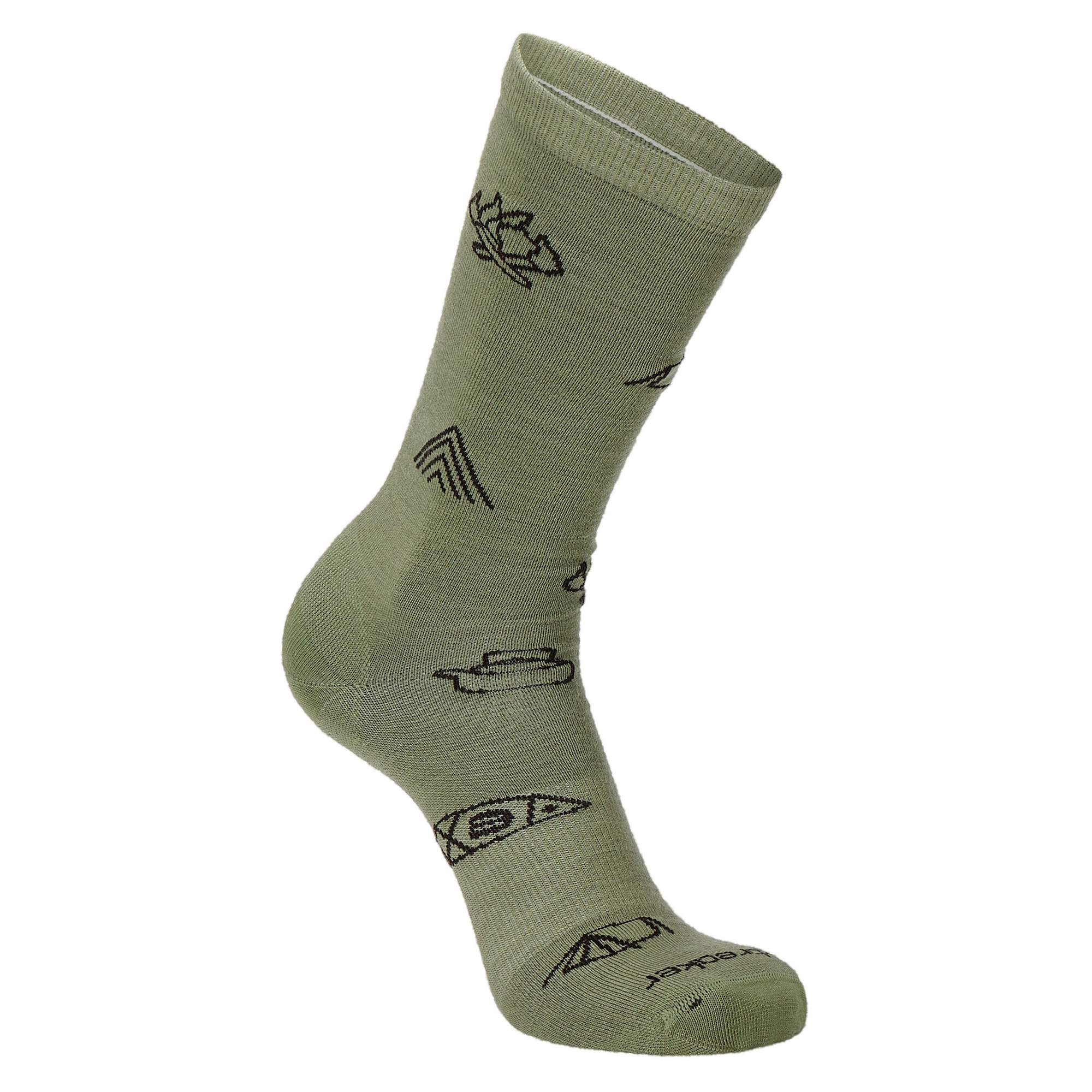 Icebreaker M MERINO LIFESTYLE_ULTRALIGHT CREW CAMP ESS Herren - Merinowollsocken