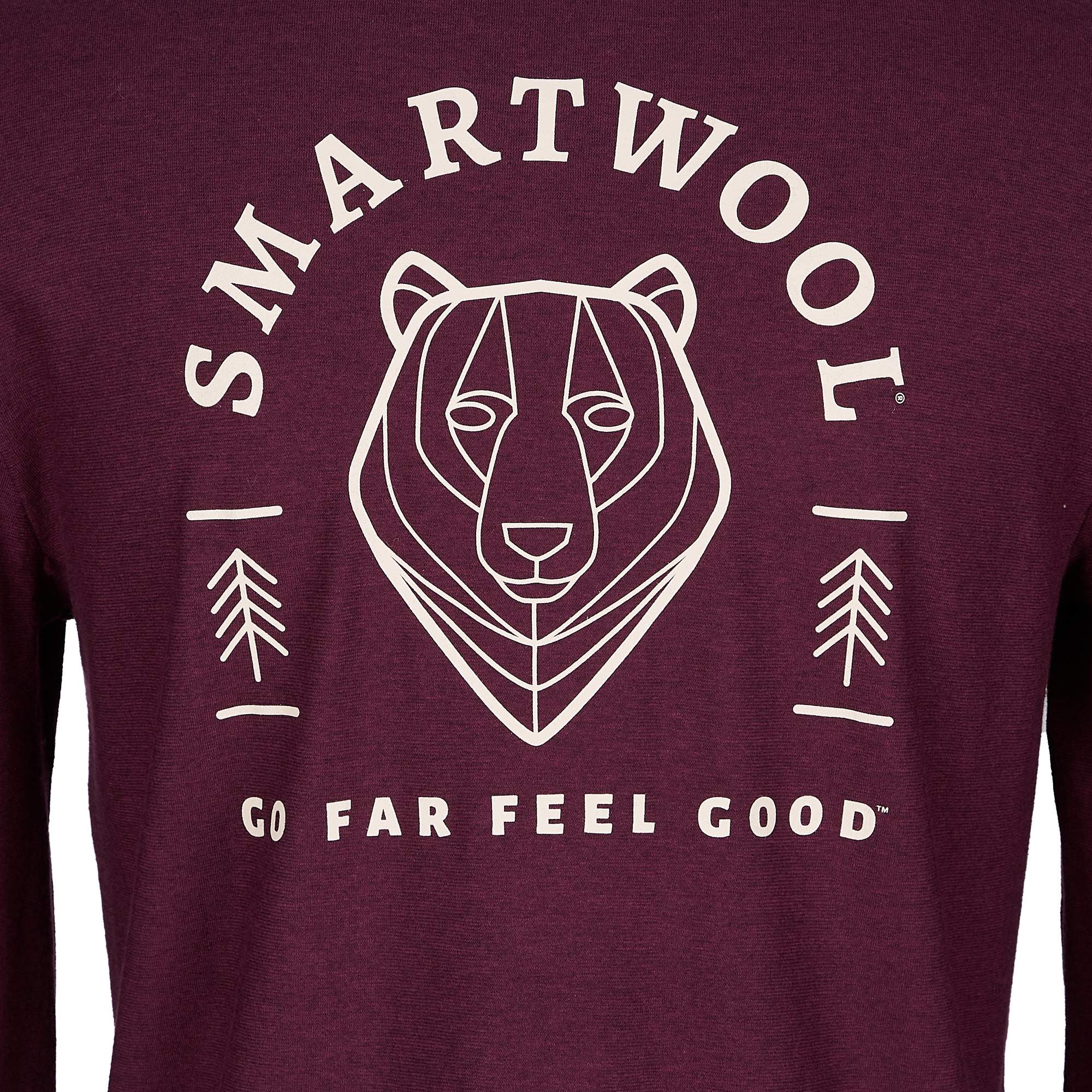 Smartwool BEAR STARE GRAPHIC LONG SLEEVE TEE Unisex - T-Shirt