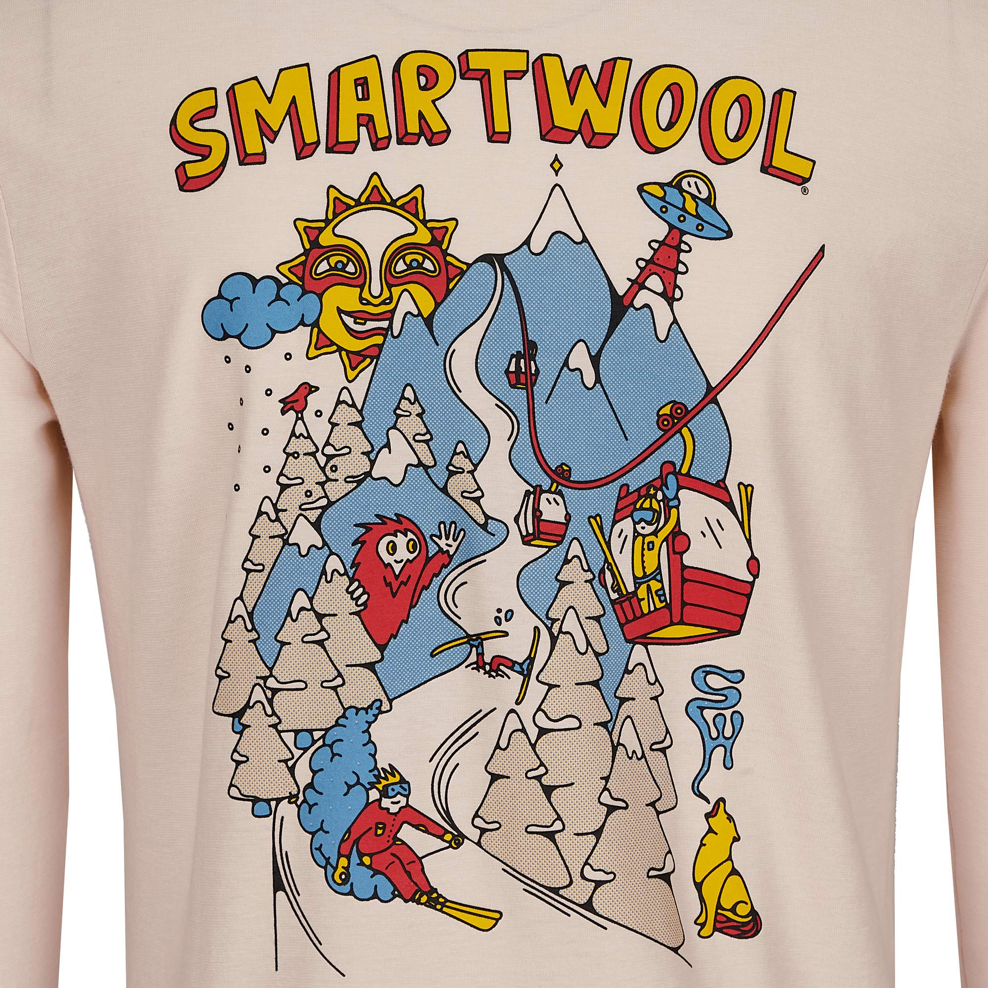 Smartwool SKI CIRCUS GRAPHIC LONG SLEEVE TEE SLIM Unisex - Langarmshirt