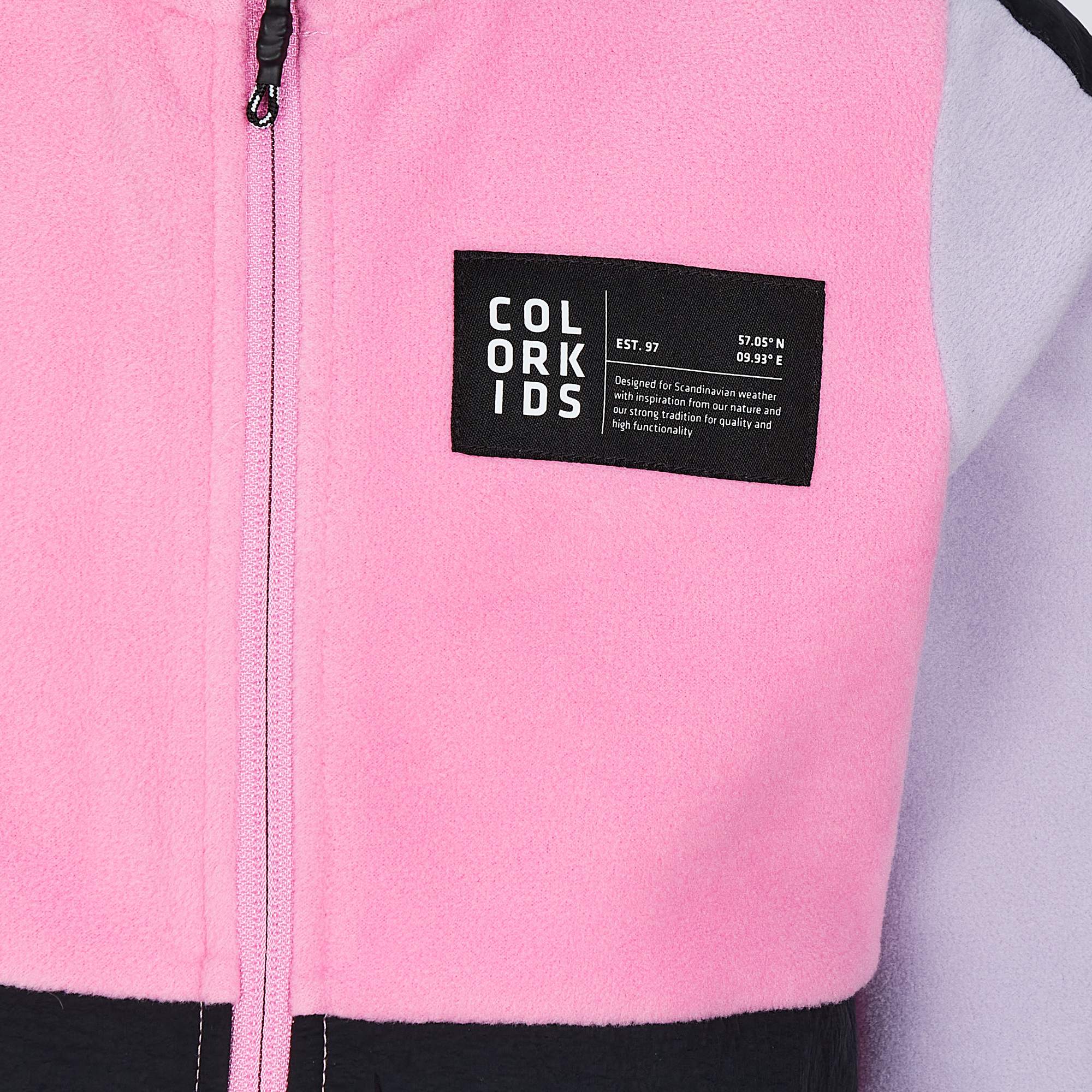 Color Kids FLEECE JACKET - COLORBLOCK Kinder - Fleecejacke Color Kids FLEECE JACKET - COLORBLOCK Kinder - Fleecejacke