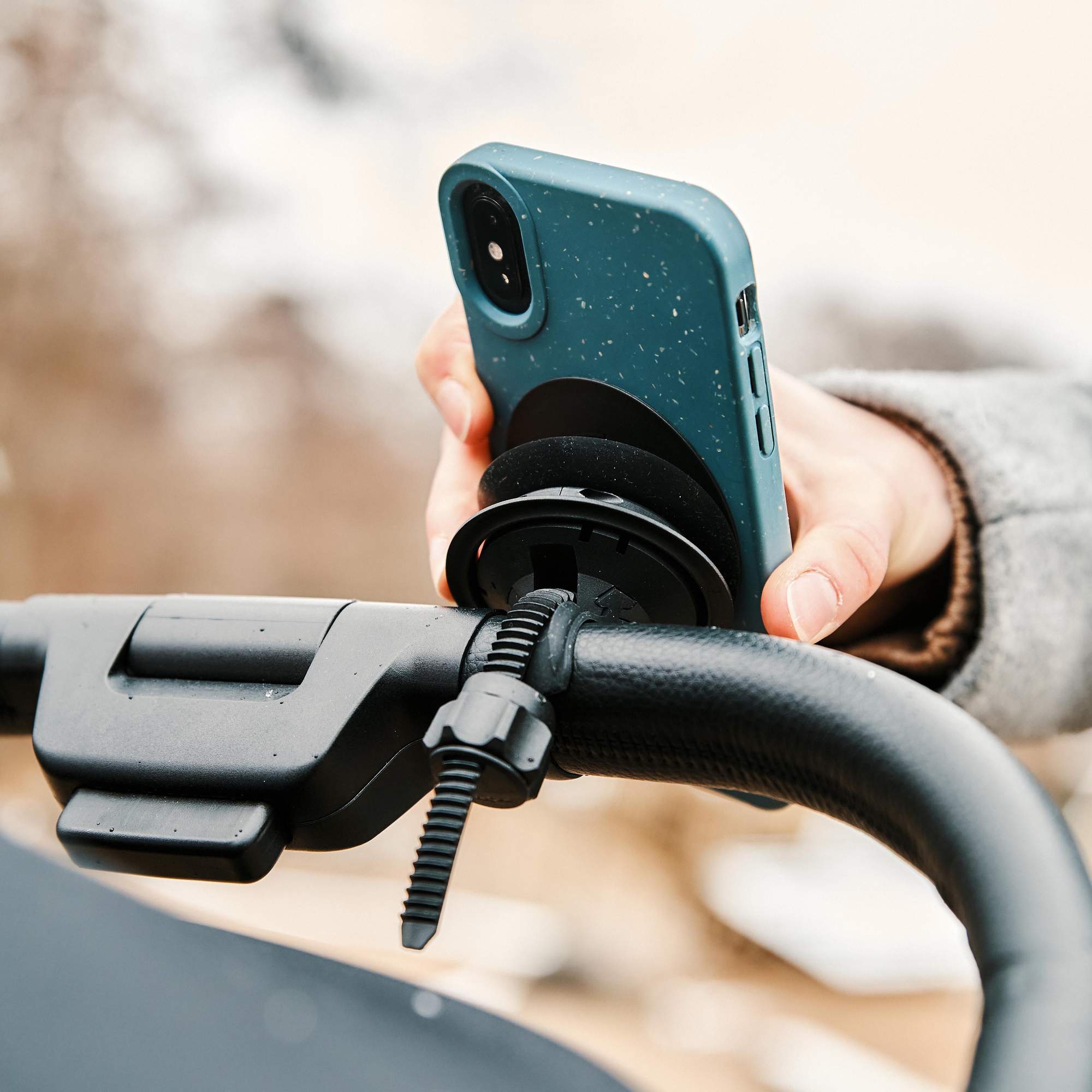 Fidlock VACUUM HANDLEBAR BASE FLEX - Smartphone-Halterung