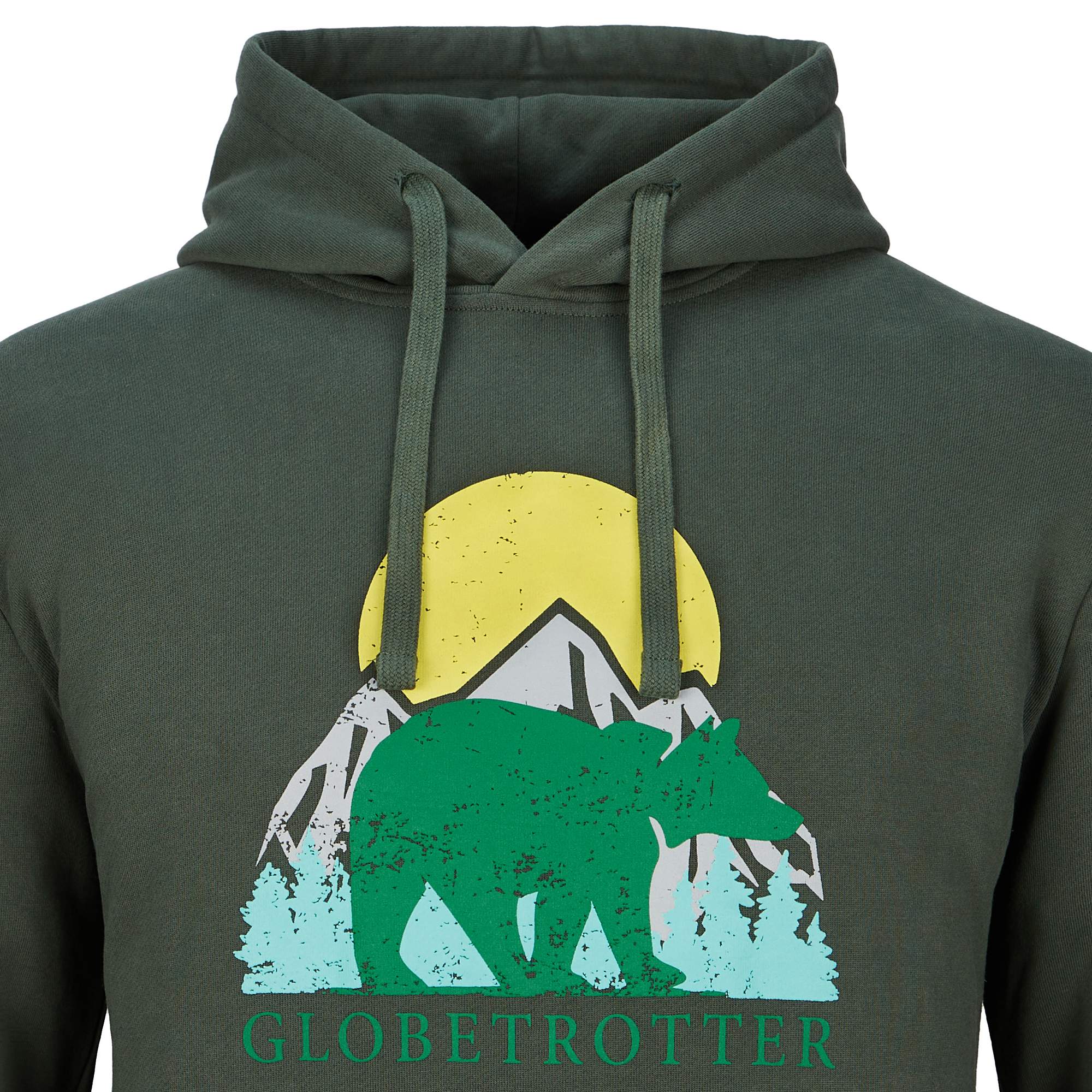 Globetrotter U BLUE FLEECE MOUNTAIN BEAR HOODIE Unisex - Hoodie
