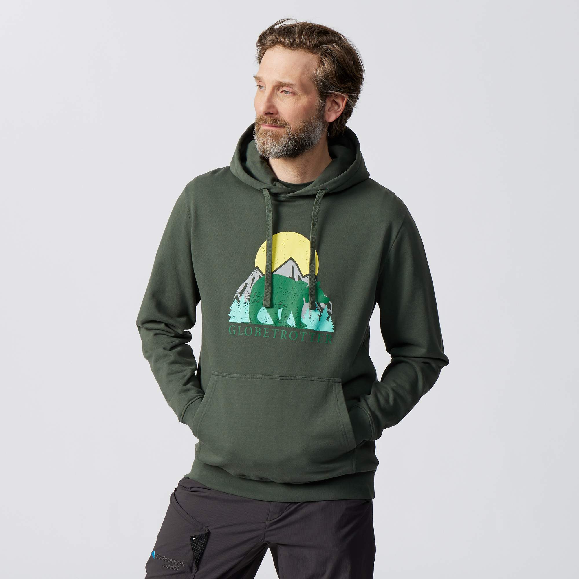 Globetrotter U BLUE FLEECE MOUNTAIN BEAR HOODIE Unisex - Hoodie