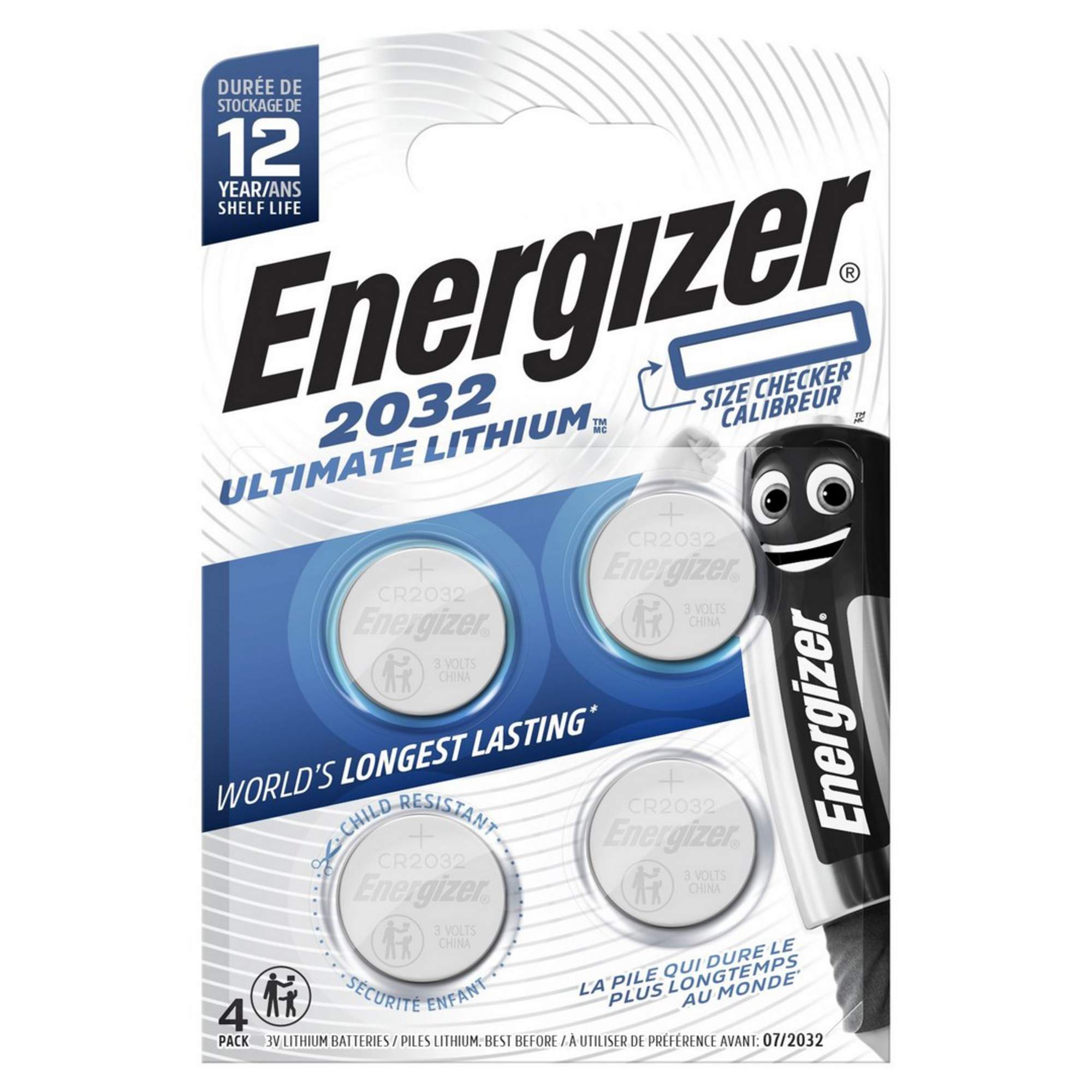 Energizer ULTIMATE LITHIUM 3V CR2032 KNOPFZELLEN - Batterien Energizer ULTIMATE LITHIUM 3V CR2032 KNOPFZELLEN - Batterien