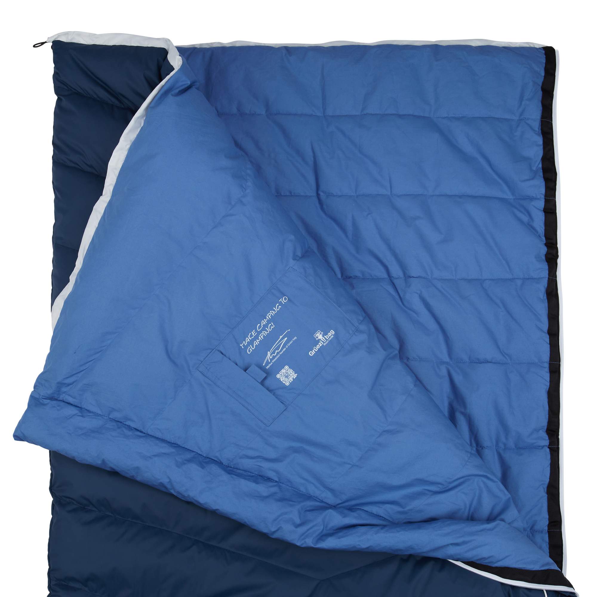 Grüezi bag BIOPOD DOWNWOOL HYBRID COTTON COMFORT - Deckenschlafsack