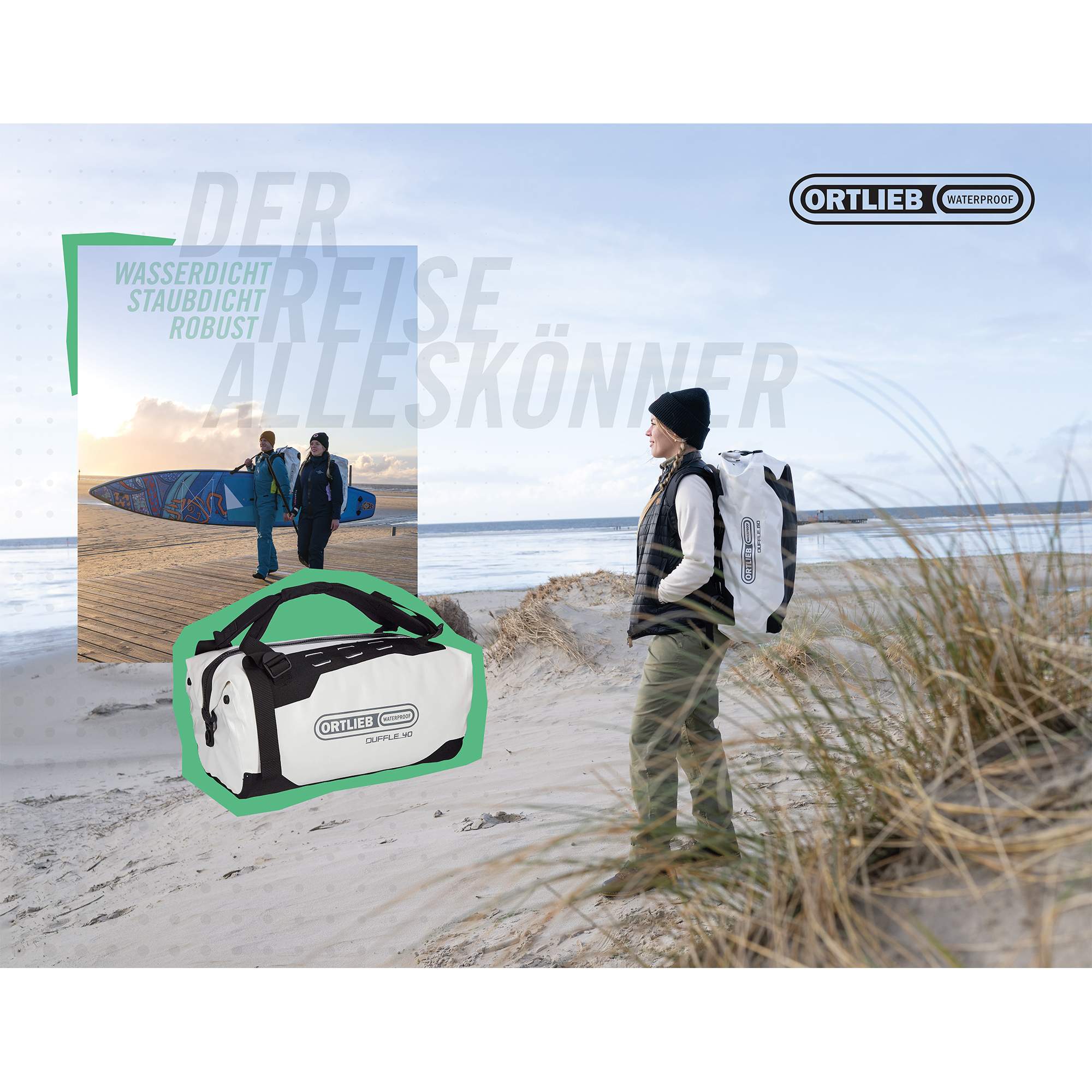 La Virgule LAPTOP SLEEVE GT GLOBETROTTER X LA VIRGULE ORTLIEB CAMPAGN - Laptoptasche