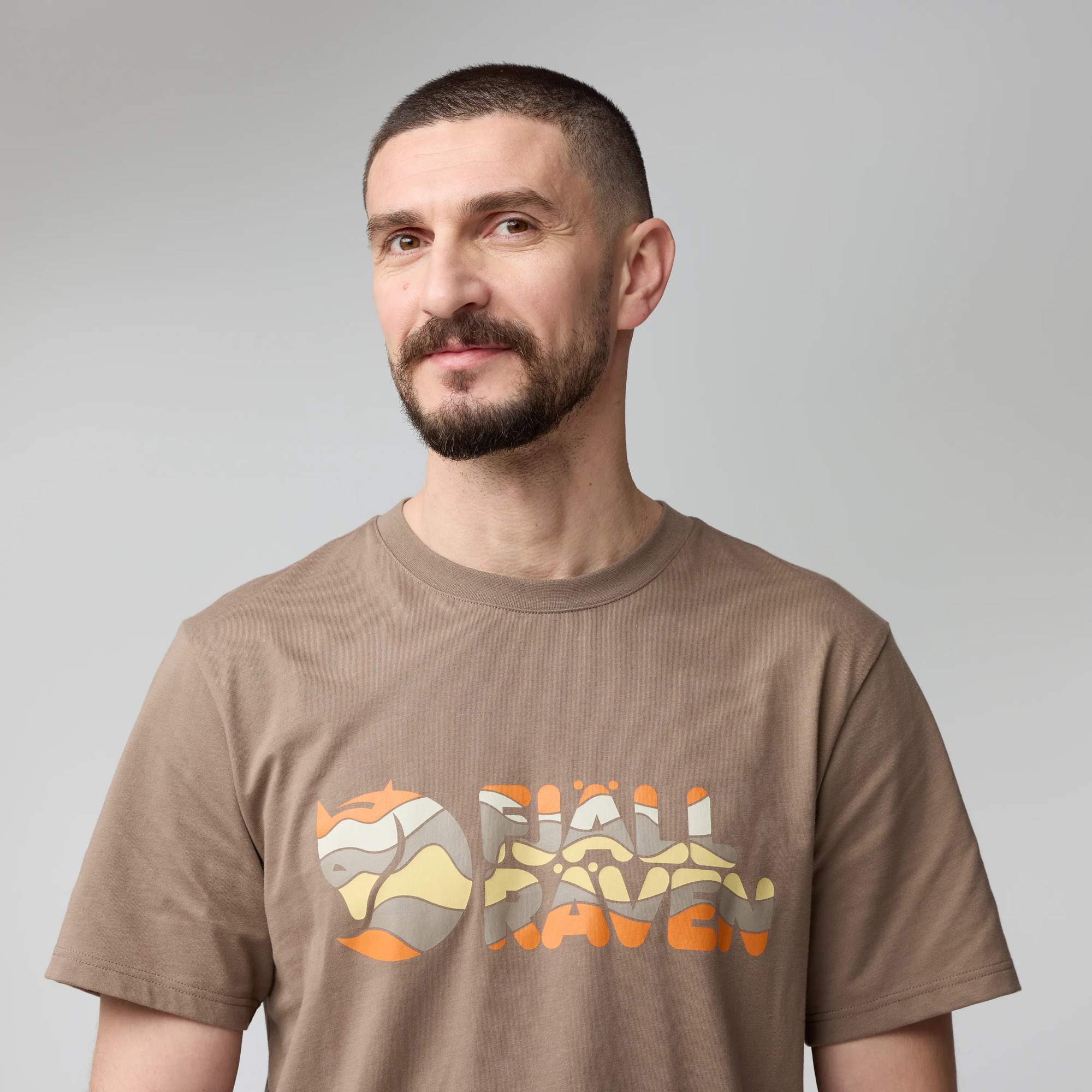 Fjällräven MULTICOLOR LOGO T-SHIRT M Herren - T-Shirt