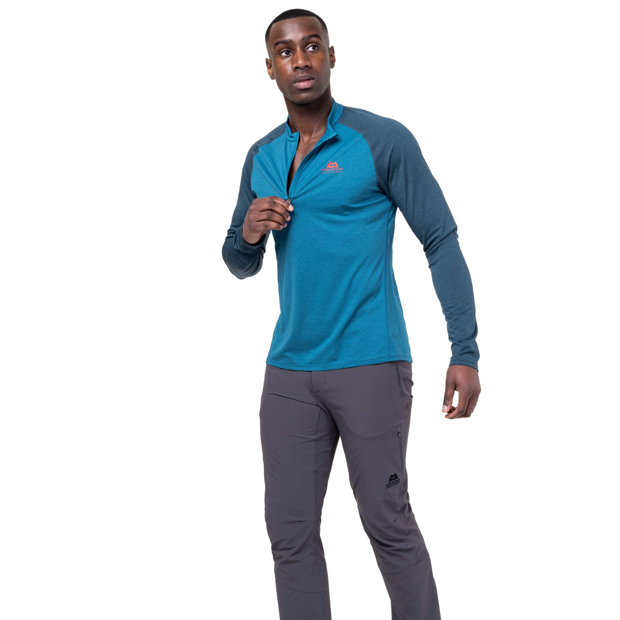 Mountain Equipment NAVA LS M\'S ZIP T Herren - Funktionsshirt