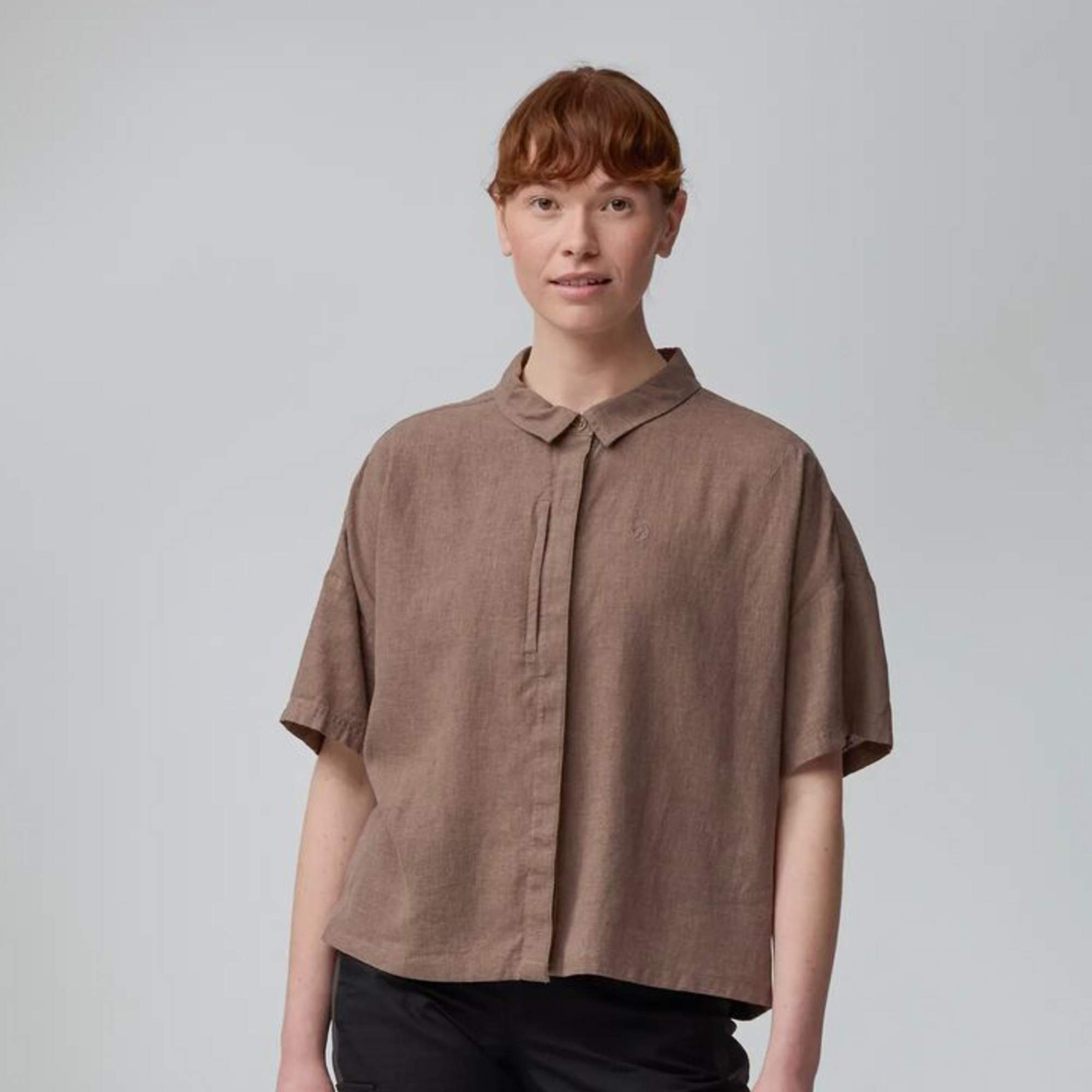Fjällräven ÖVIK HEMP CAMP SHIRT SS W Damen - Outdoor Bluse