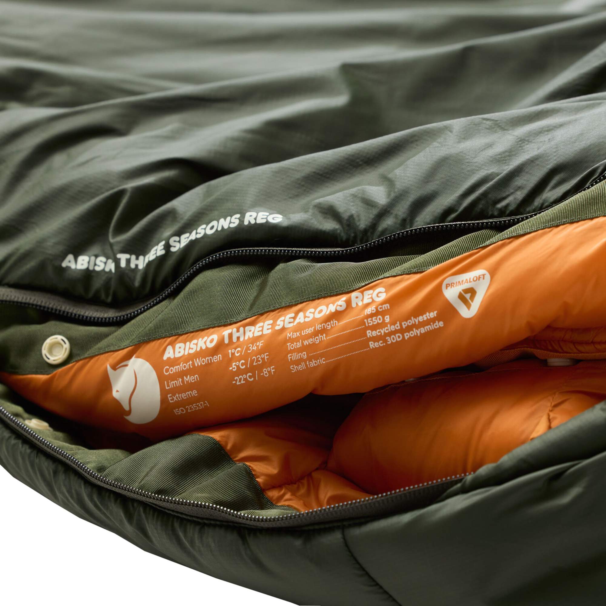 Fjällräven ABISKO THREE SEASONS REGULAR Unisex - Kunstfaserschlafsack