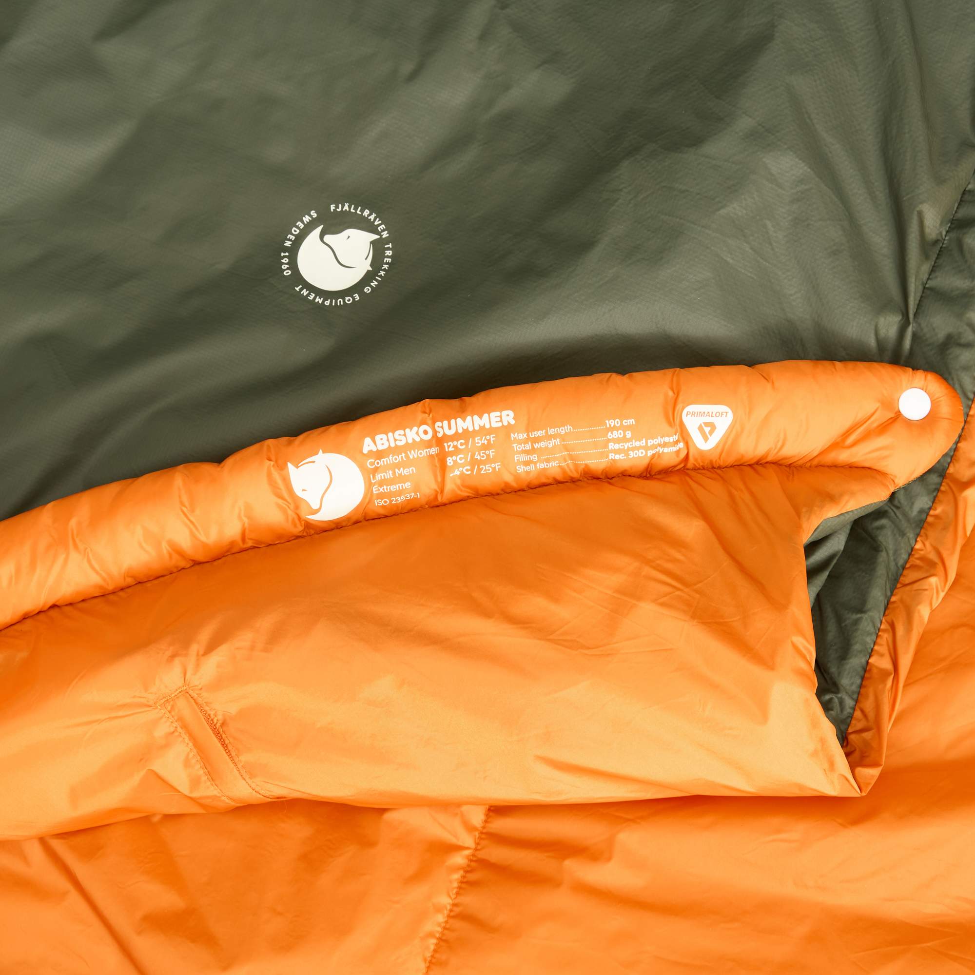 Fjällräven ABISKO SUMMER Unisex - Kunstfaserschlafsack