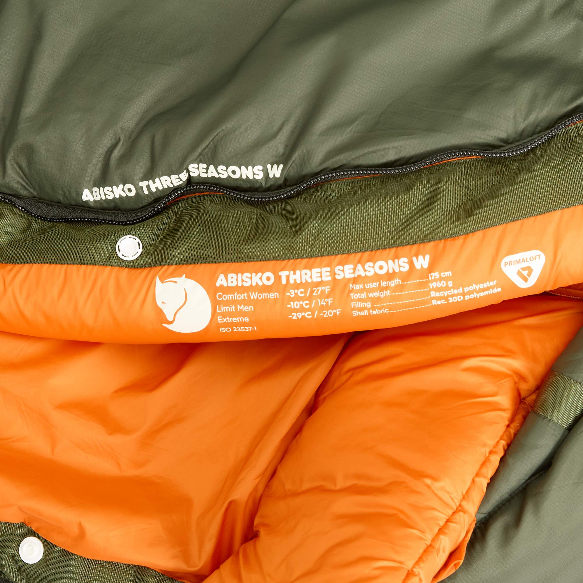 Fjällräven ABISKO THREE SEASONS W Damen - Kunstfaserschlafsack Fjällräven ABISKO THREE SEASONS W Damen - Kunstfaserschlafsack