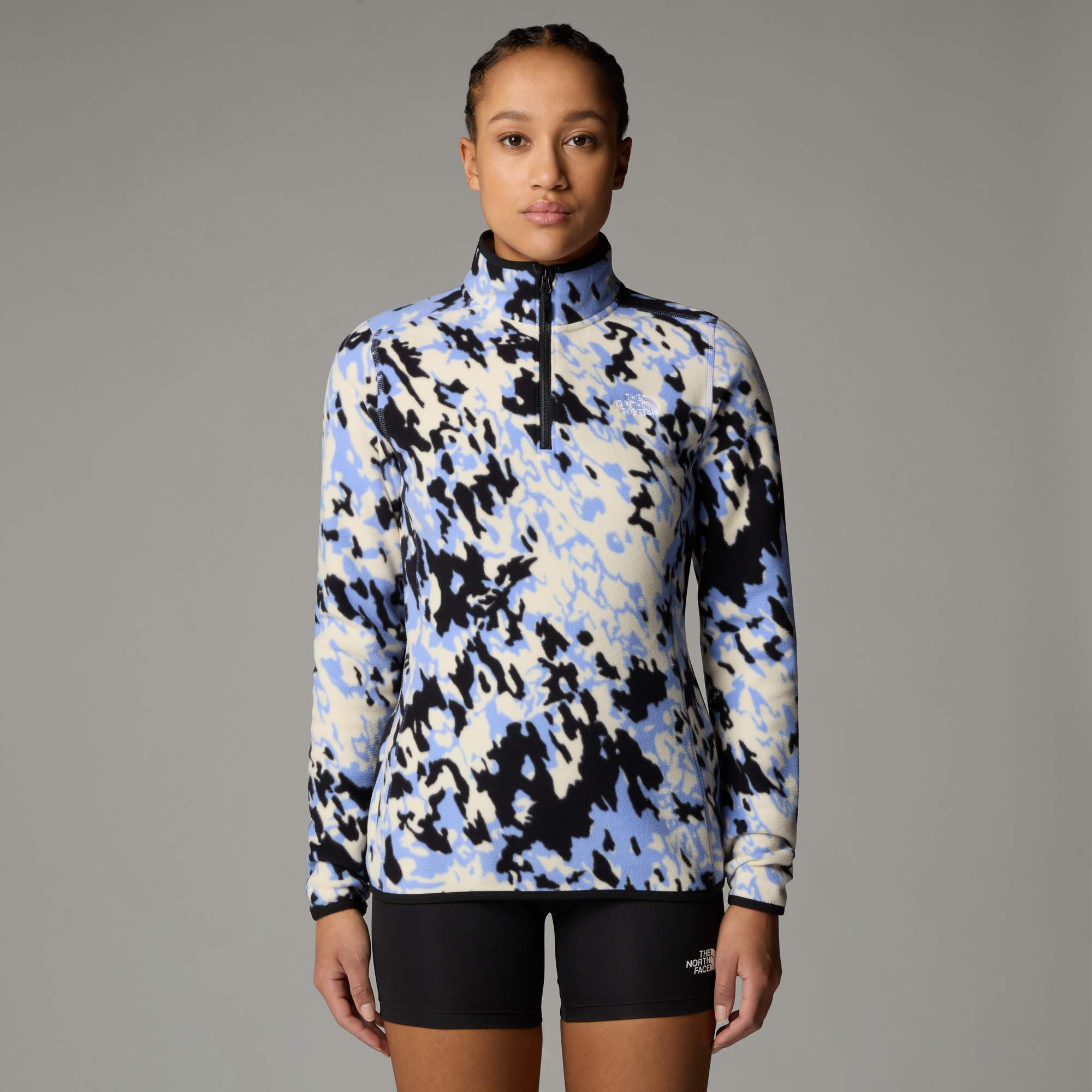 The North Face W 100 GLACIER PRINTED 1/4 ZIP - EU Damen - Fleecepullover