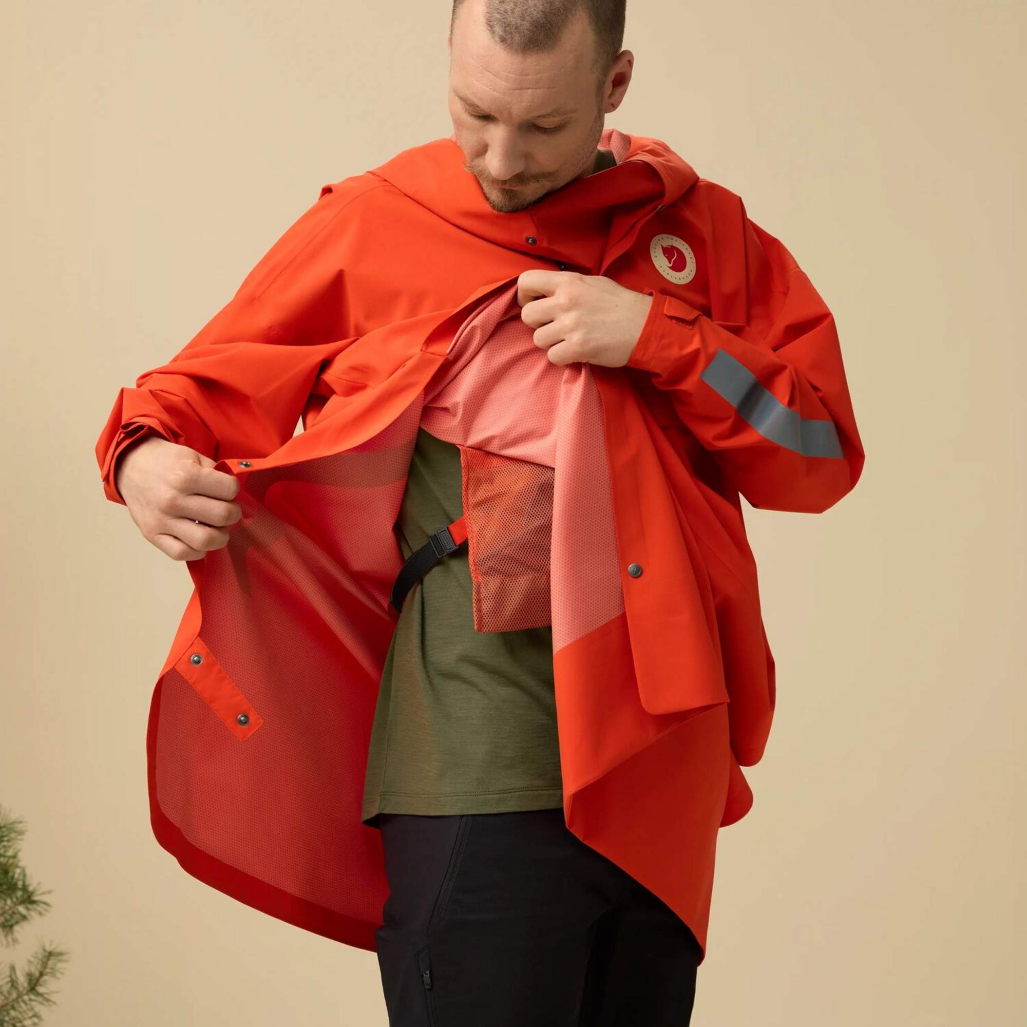 Fjällräven HOJA RAIN FOX PONCHO Unisex - Regenponcho