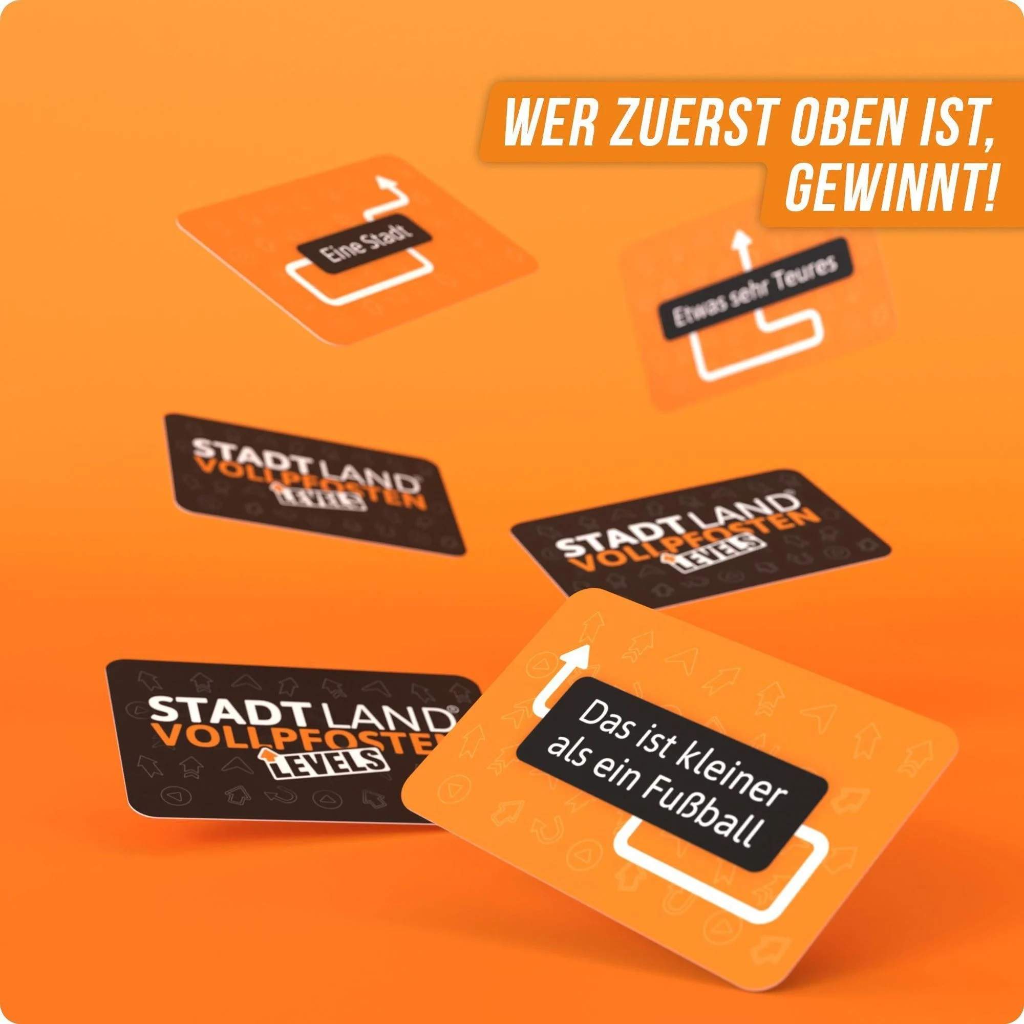 Denkriesen STADT LAND VOLLPFOSTEN - LEVELS - CLASSIC EDITION - \'INTELLI - Reisespiel