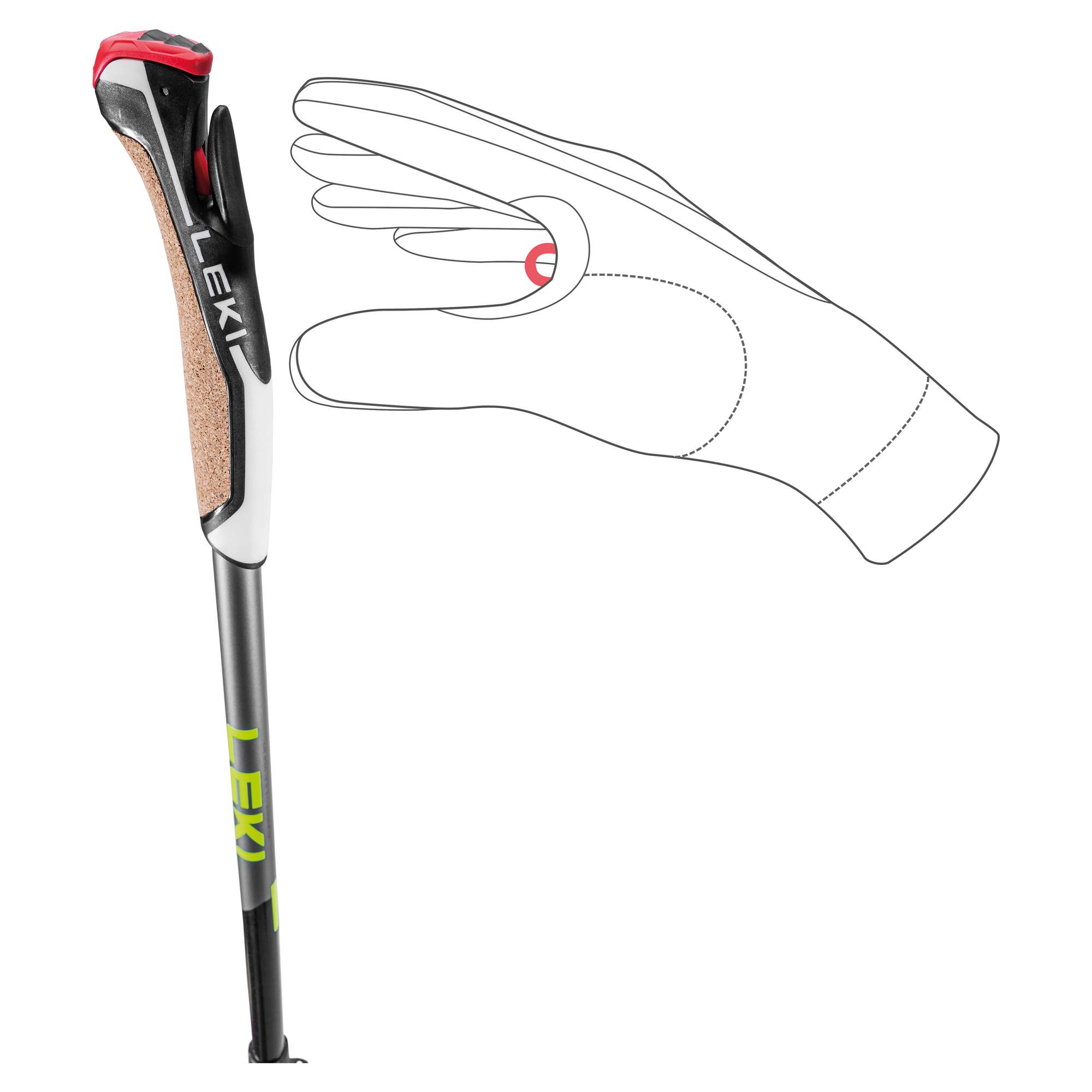 Leki TRAVELLER ALU - Nordic Walking Stöcke