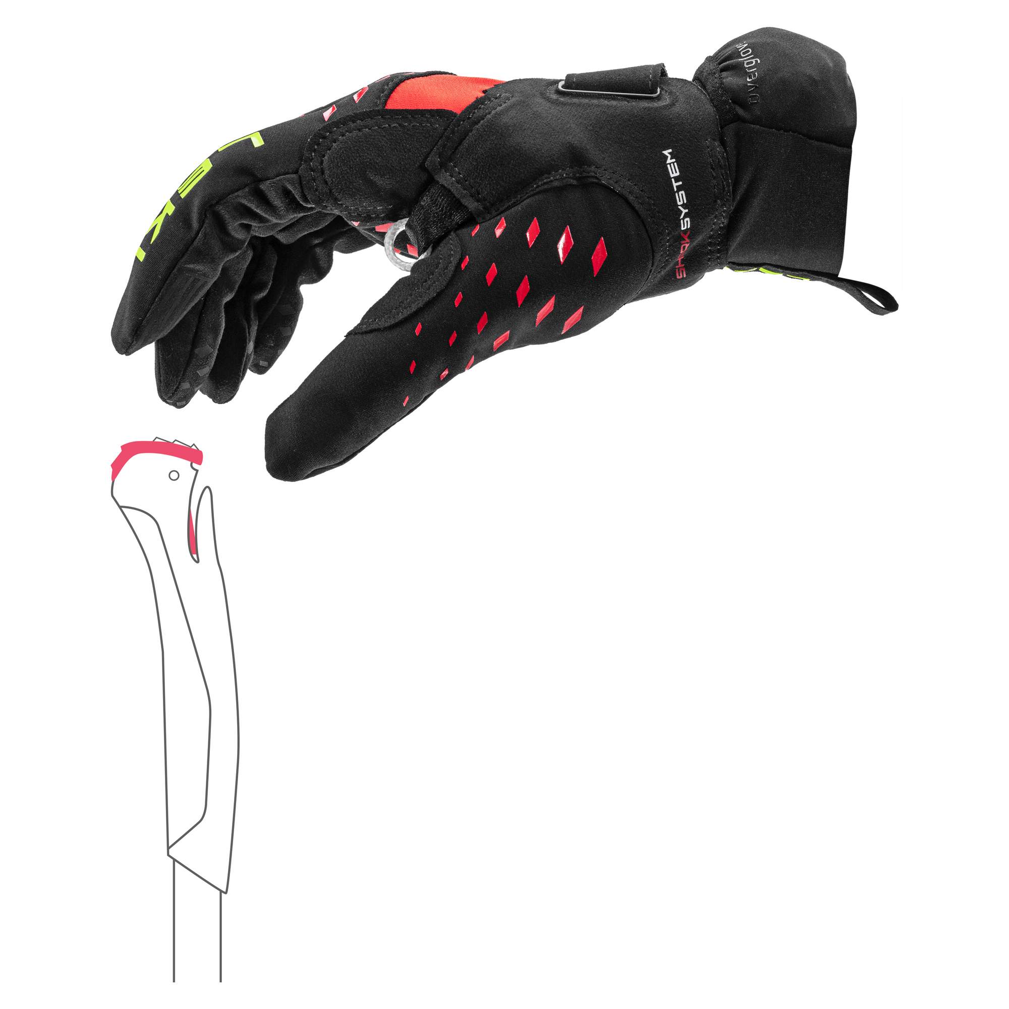 Leki ULTRA TRAIL STORM SHARK Unisex - Handschuhe Leki ULTRA TRAIL STORM SHARK Unisex - Handschuhe