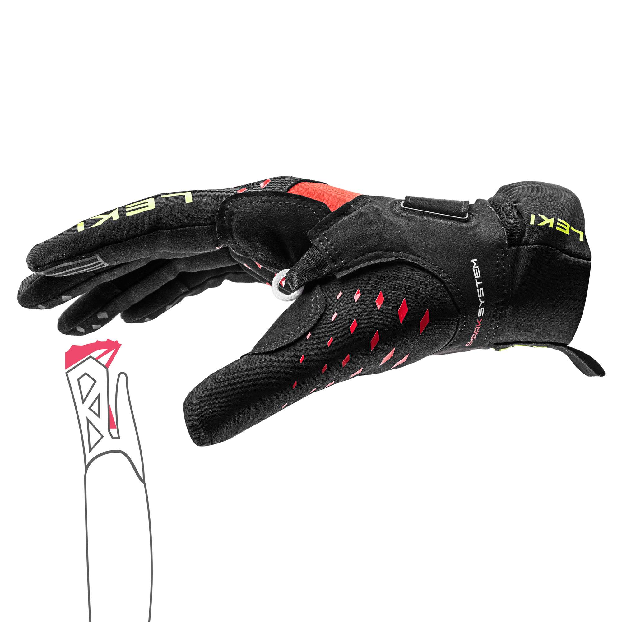 Leki ULTRA TRAIL STORM SHARK Unisex - Handschuhe Leki ULTRA TRAIL STORM SHARK Unisex - Handschuhe