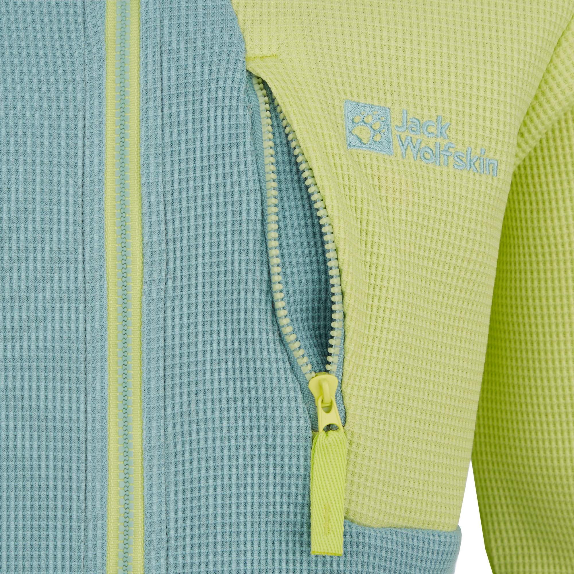 Jack Wolfskin ACTAMIC GRID MIDLAYER K Kinder - Fleecejacke