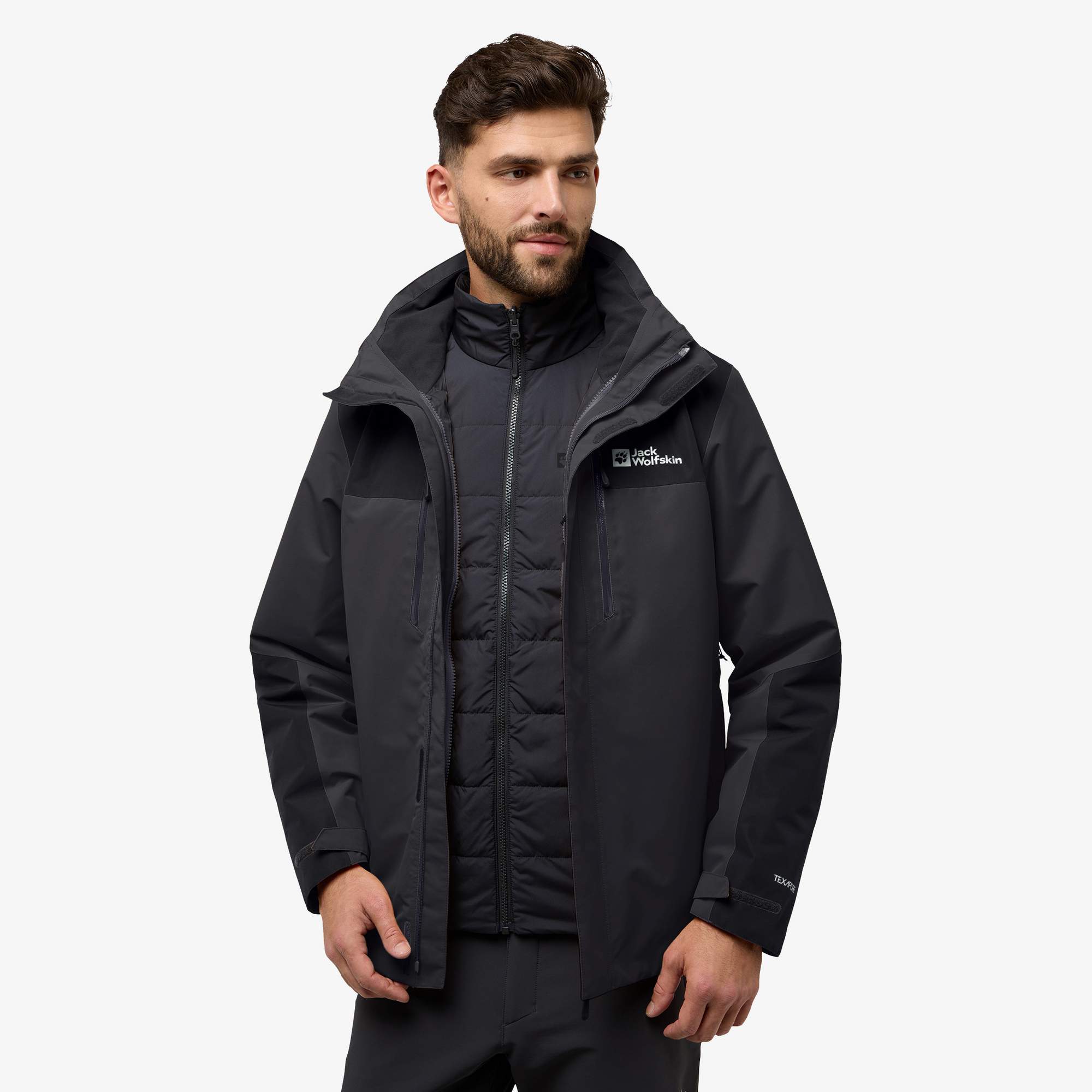 Jack Wolfskin JASPER 3IN1 JKT M Herren - Doppeljacke