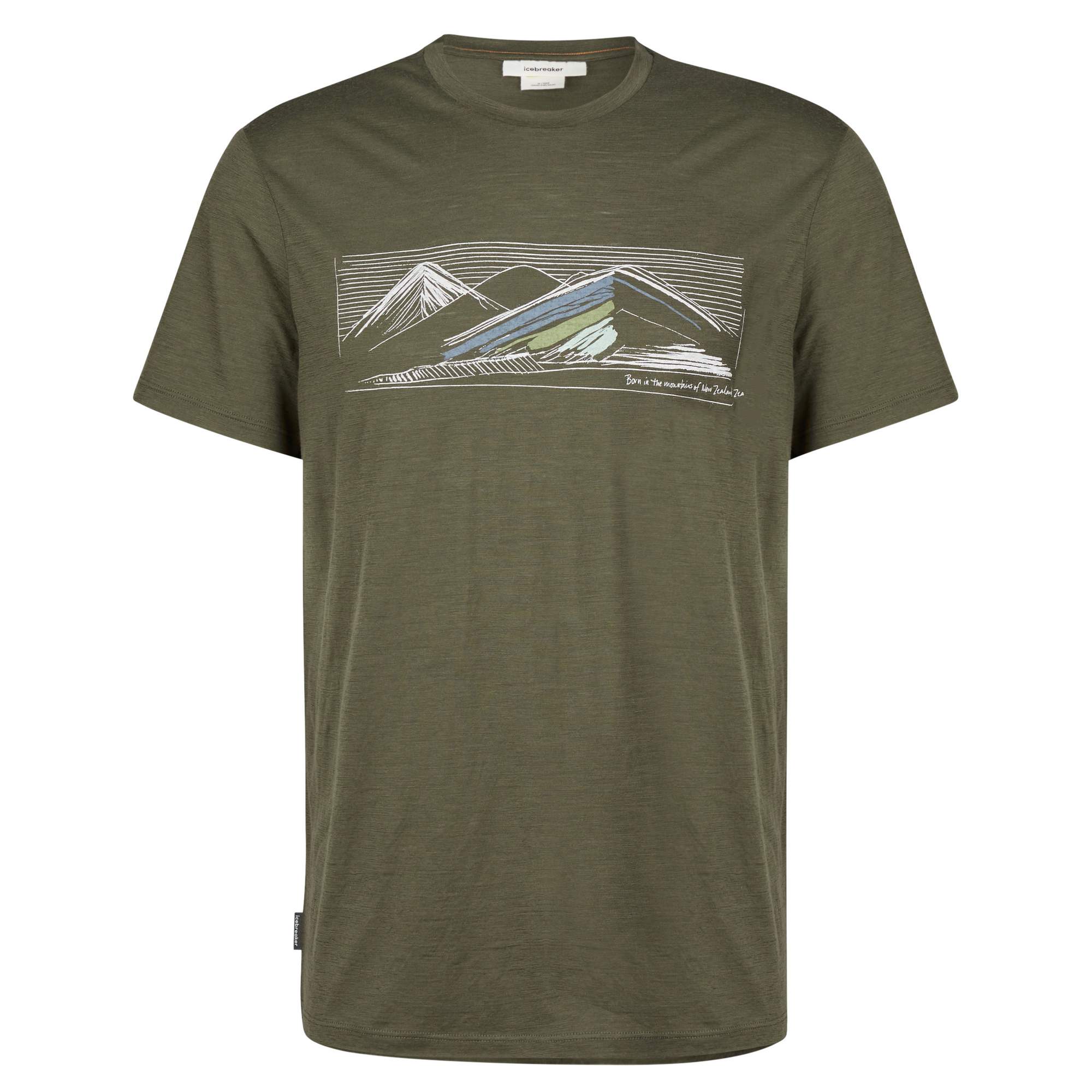Icebreaker M MERINO 150 TECH LITE SS TEE HIGHLAND Herren - Funktionsshirt