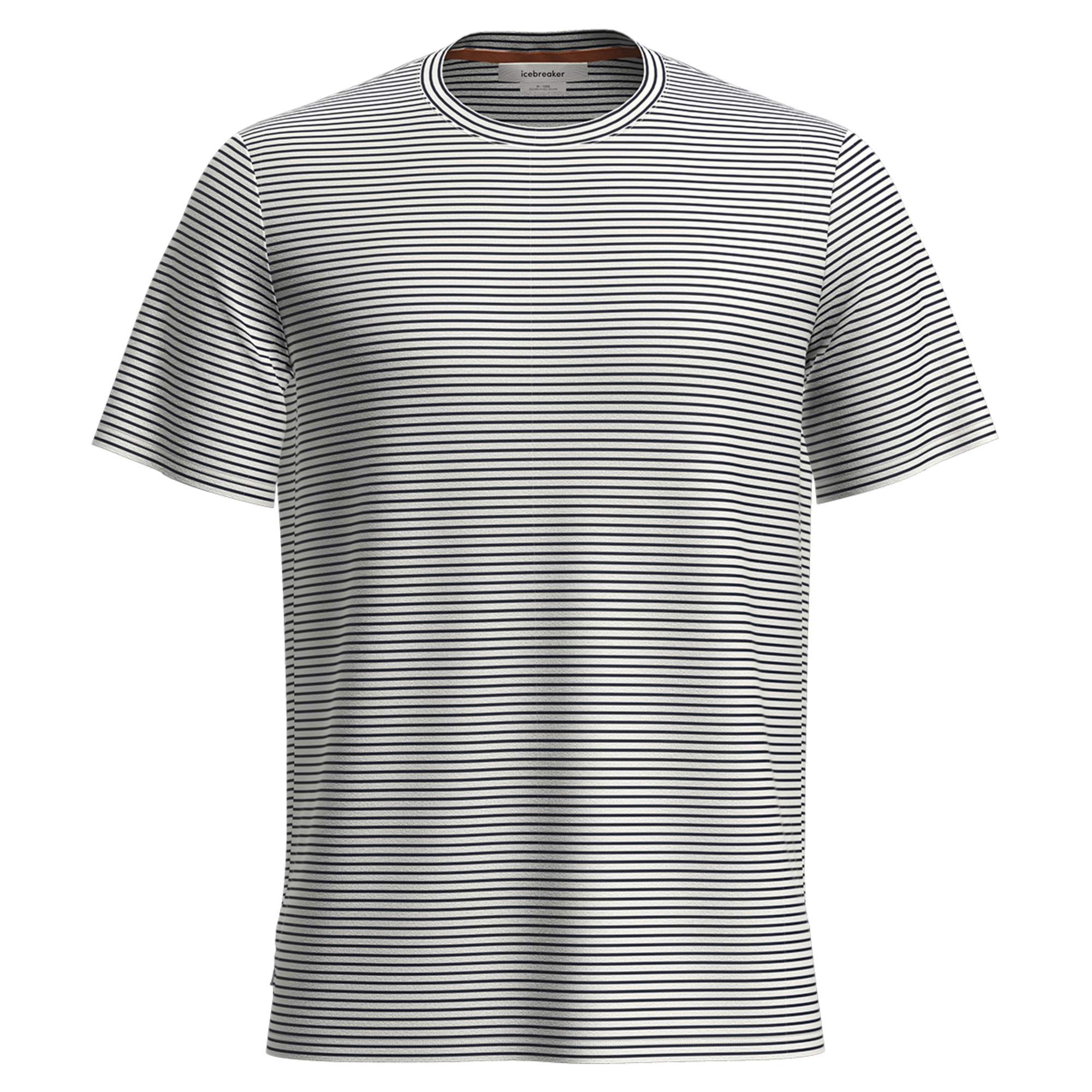 Icebreaker M MERINO LINEN SS TEE STRIPE Herren - Funktionsshirt