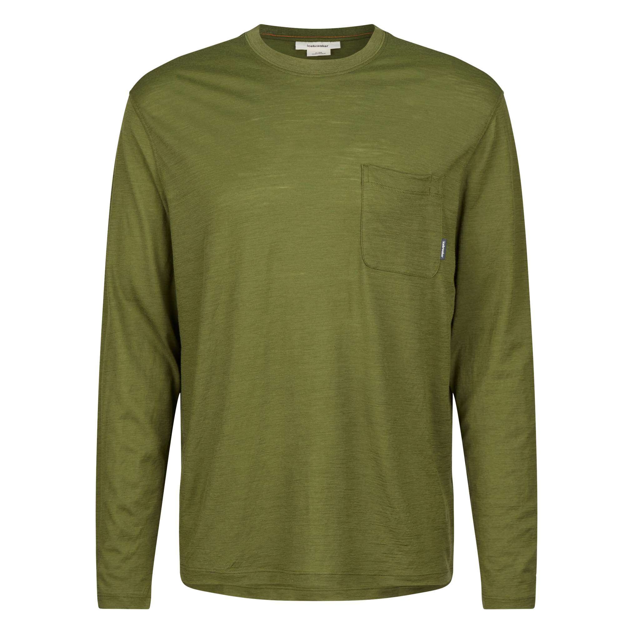 Icebreaker M MERINO TECH LITE III LS RELAXED POCKET TE Herren - Langarmshirt