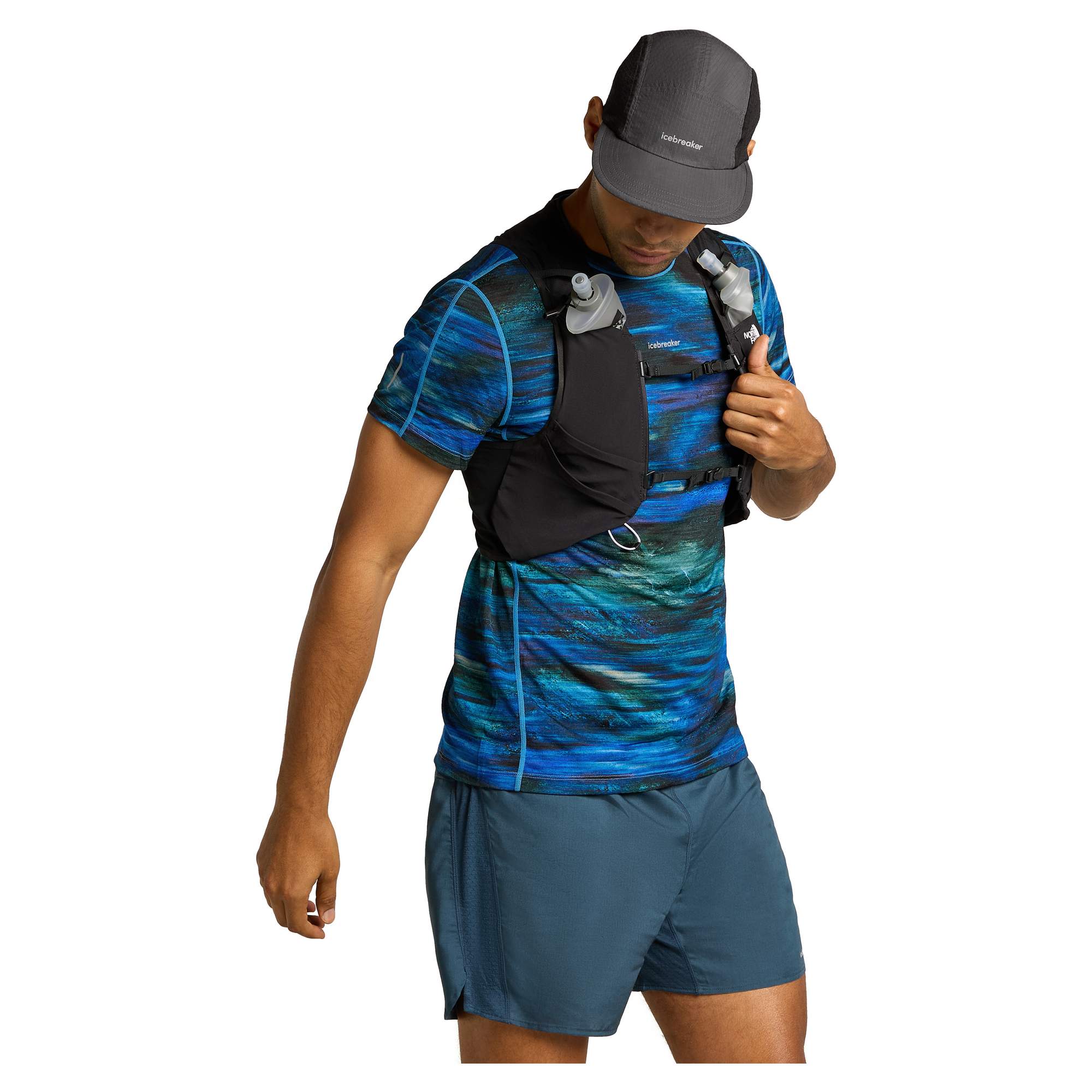 Icebreaker U MERINO SHELL+ COTTON WINDB 5 PANEL CAP Unisex - Cap