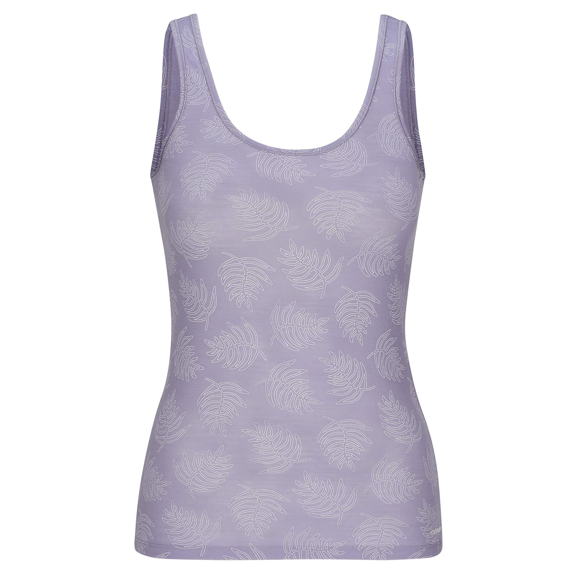 Icebreaker W MERINO 150 SIREN TANK FRESH FERNS AOP Damen - Trägershirt