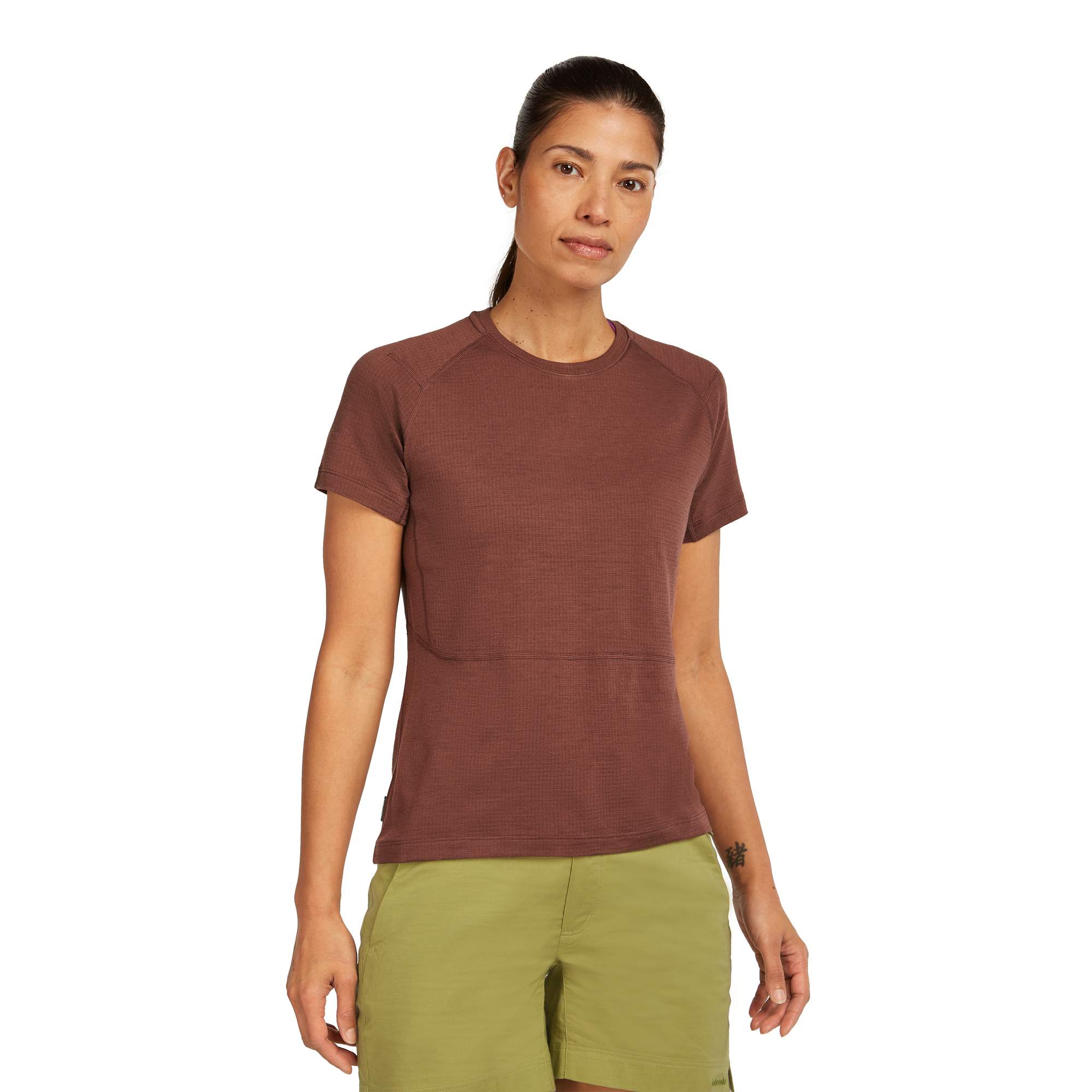 Icebreaker W MERINO 200 WAFFLE ELEVATION SS TEE Damen - Funktionsshirt