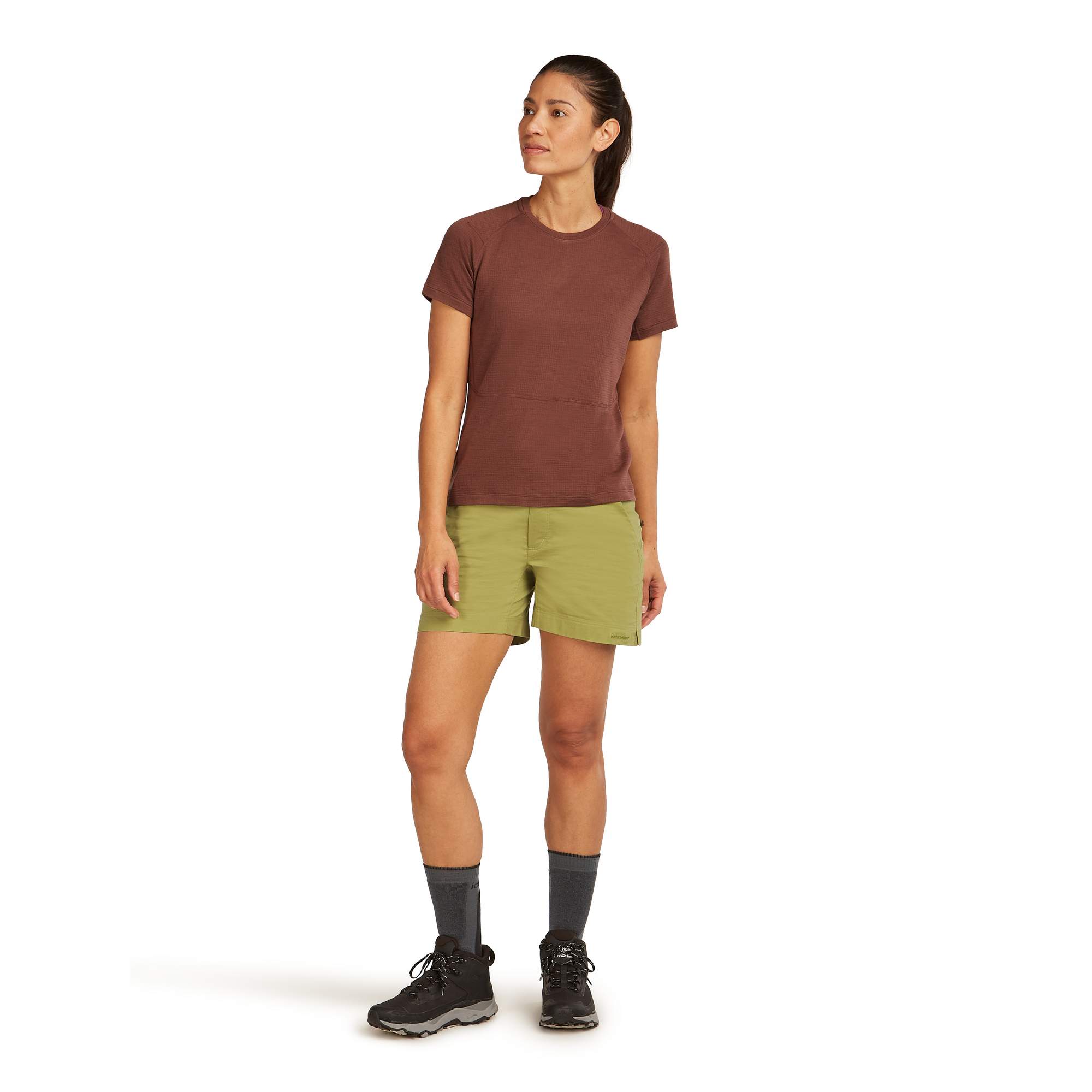 Icebreaker W MERINO 200 WAFFLE ELEVATION SS TEE Damen - Funktionsshirt