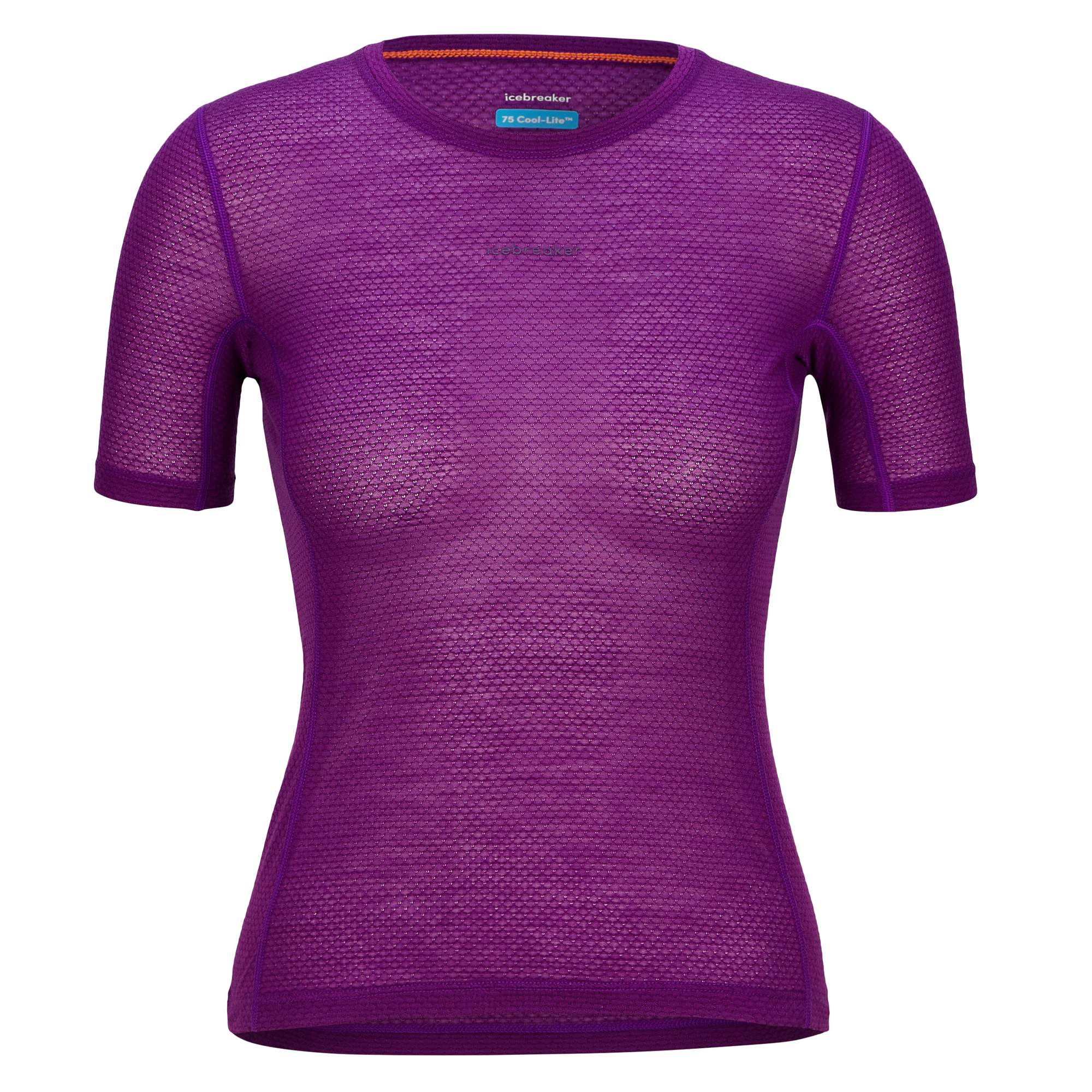 Icebreaker W MERINO 75 COOL-LITE FEATHERLIGHT SS CREWE Damen - Baselayer