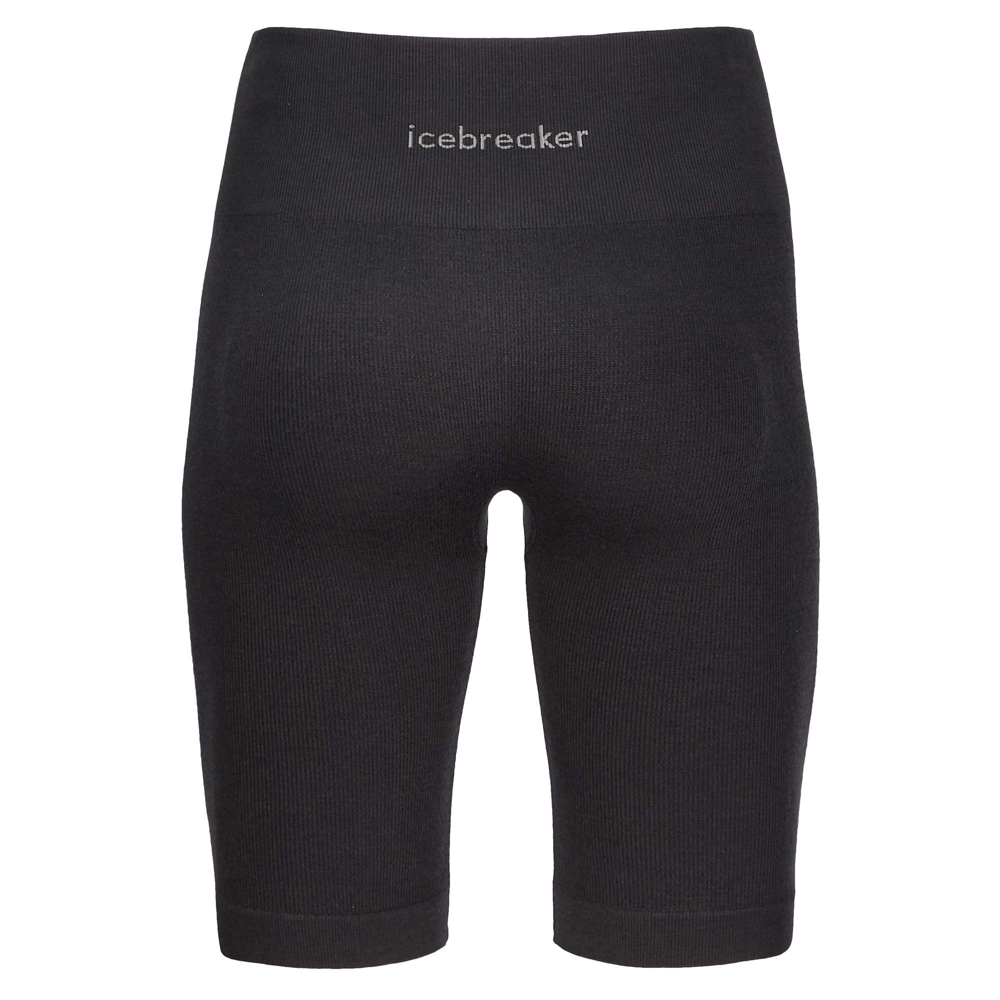 Icebreaker W MERINO SEAMLESS RIB 8 HIGH RISE SHORTS Damen - Shorts