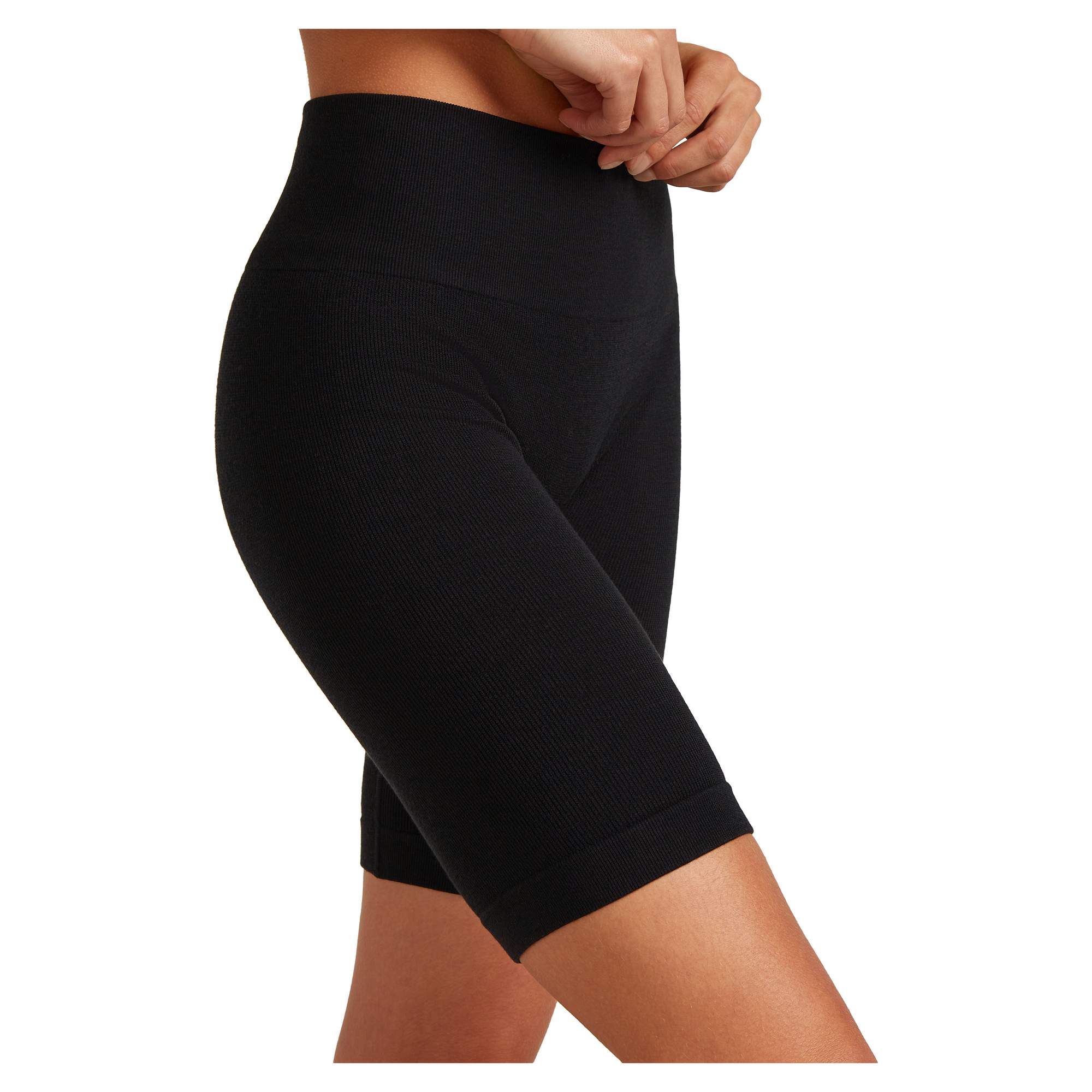 Icebreaker W MERINO SEAMLESS RIB 8 HIGH RISE SHORTS Damen - Shorts