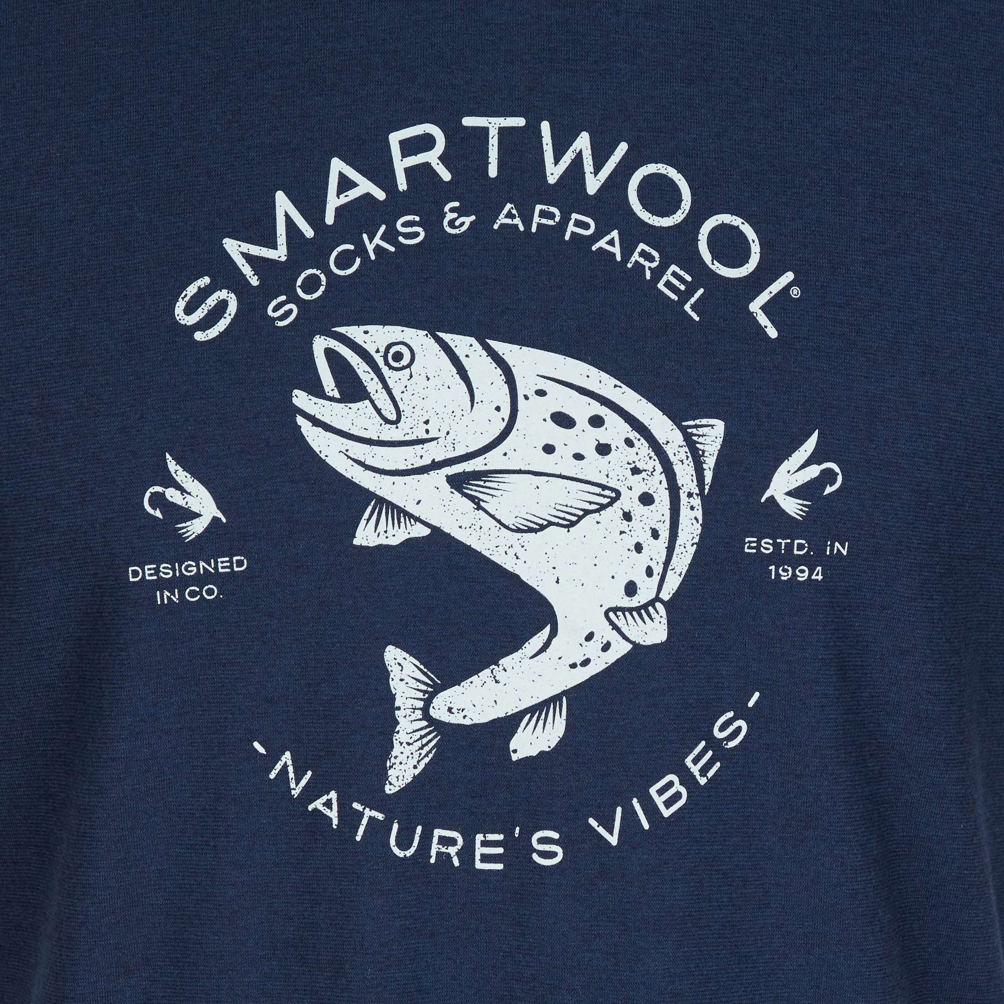 Smartwool TROUT FISHING SHORT SLEEVE GRAPHIC TEE Unisex - T-Shirt